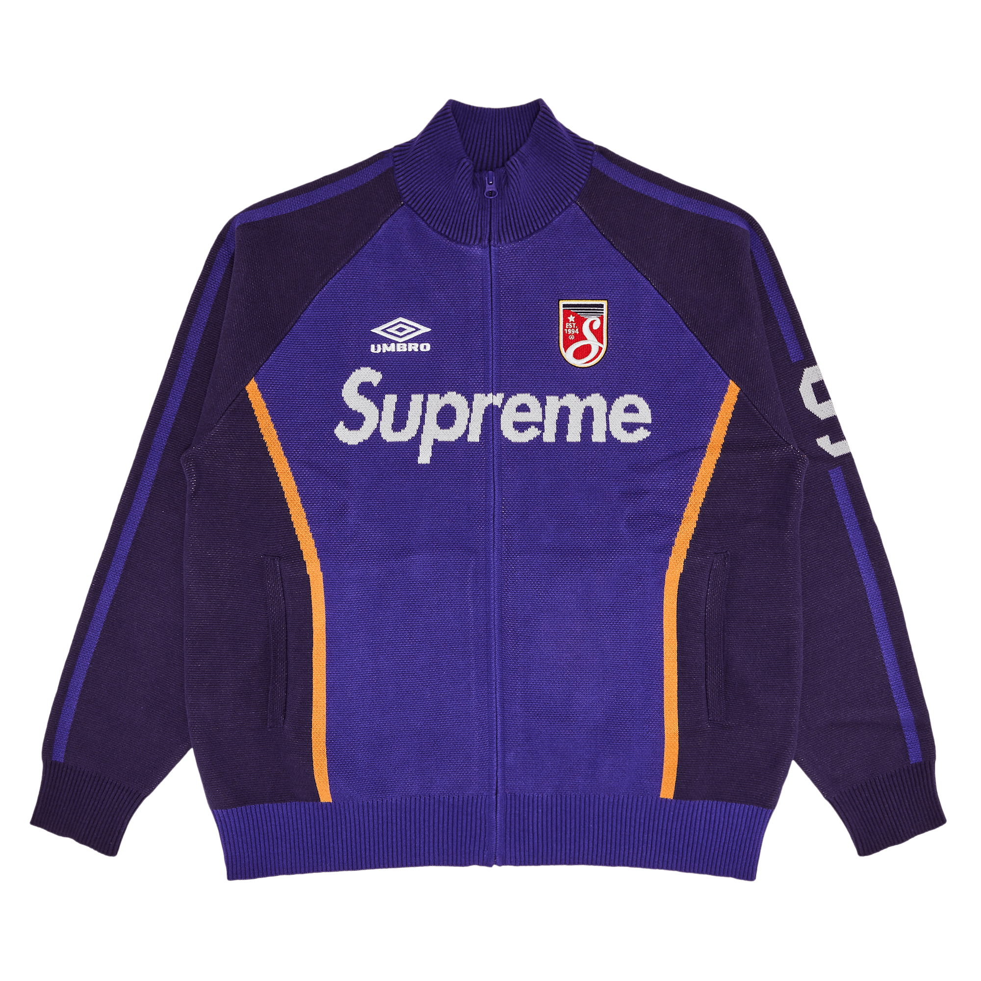 Supreme x Umbro Zip Up Sweater 'Purple'