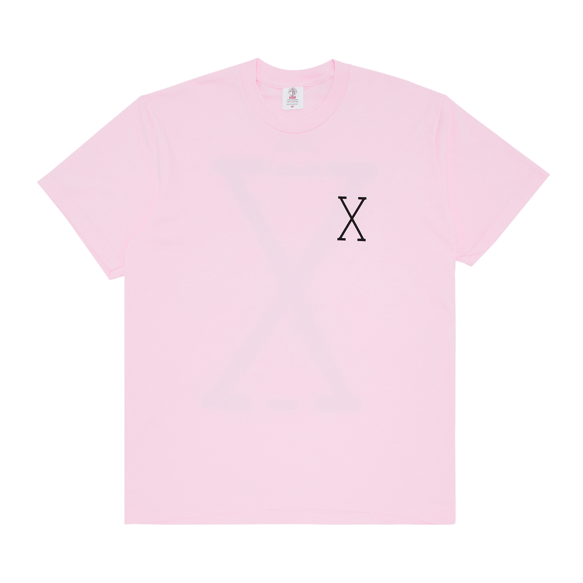 Supreme x 40 Acres Malcolm X Tee 'Light Pink'