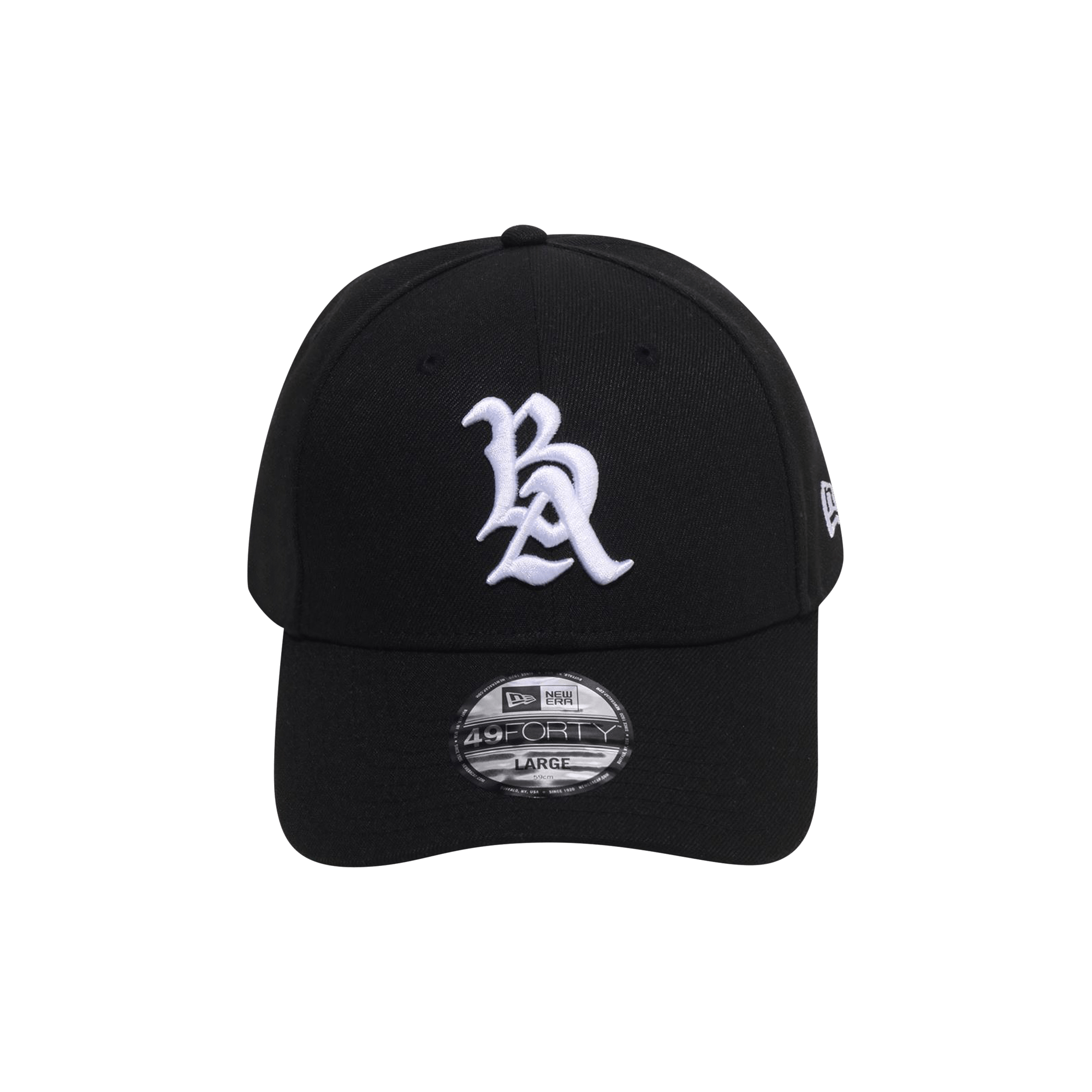 BAPE Baseball Logo New Era 49FORTY Cap 'Black'