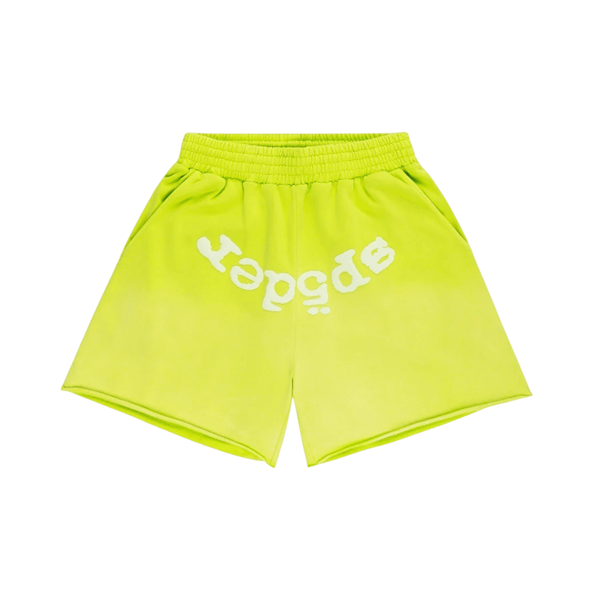 Sp5der Og Web V2 Sweatshort 'Acid Green'