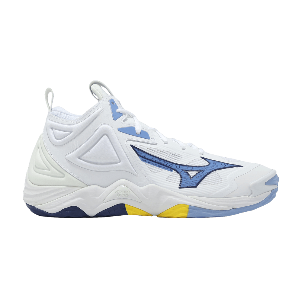 Mizuno Wave Momentum 3 Mid 'White Bellwether Blue'