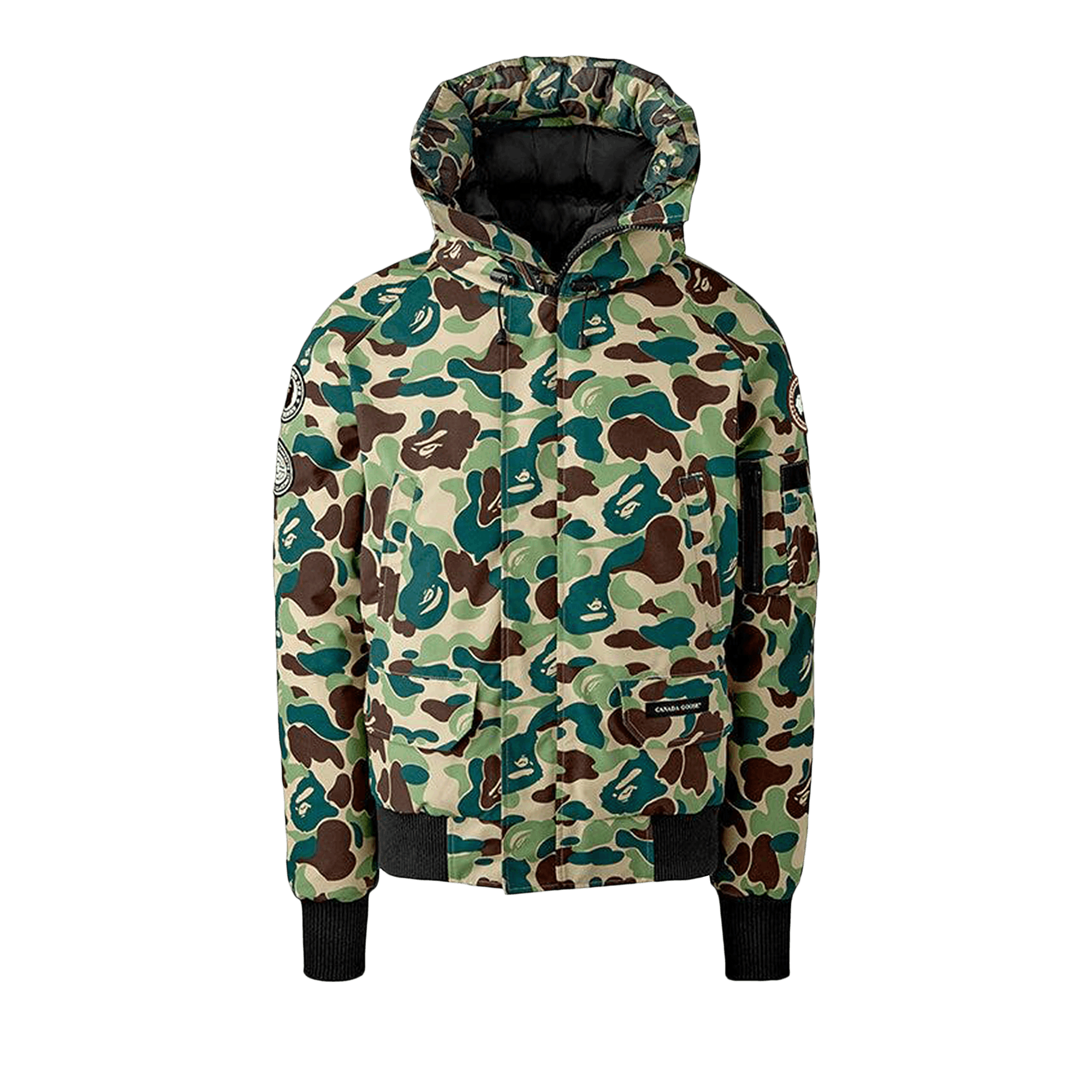 BAPE x Concepts x Canada Goose Chilliwack Bomber 'Giant ABC Camo'