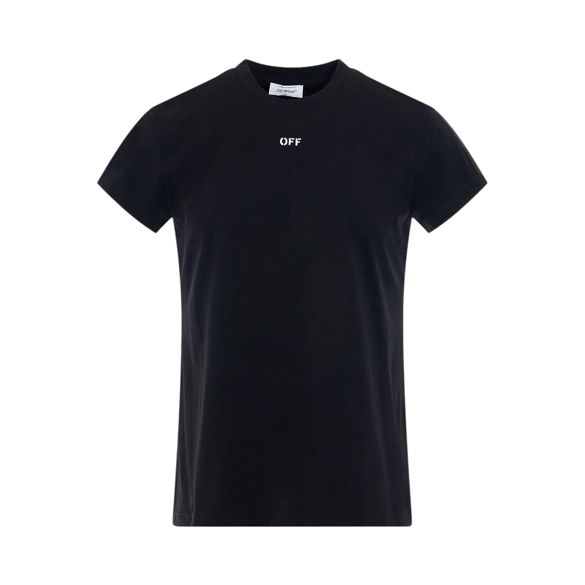 Off-White Off Stamp Shaped Tee 'Black/White'