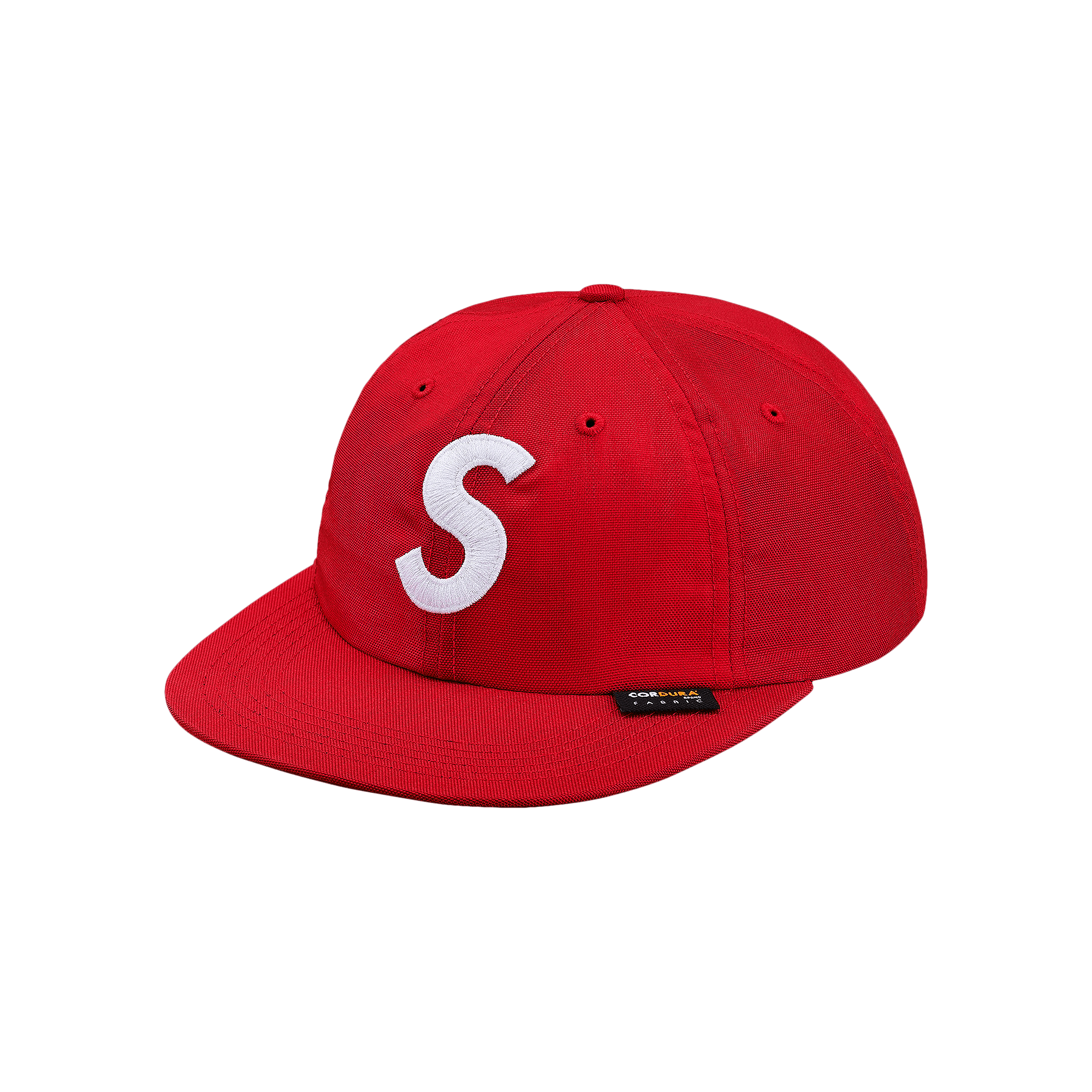 Supreme Cordura S Logo 6 Panel Cap 'Red'