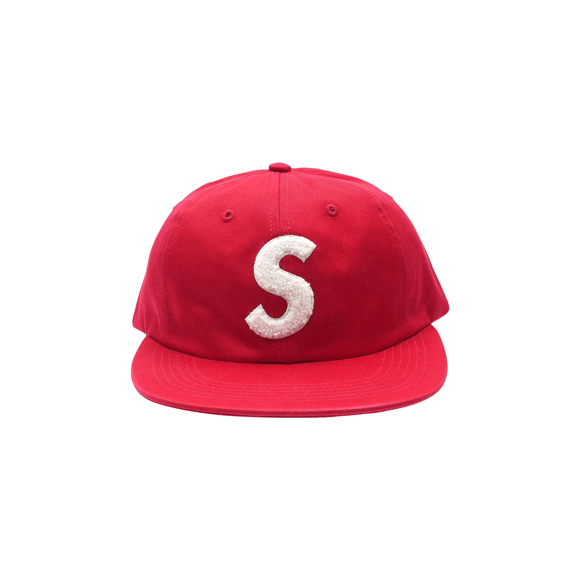 Supreme Chenille S-Logo 6 Panel 'Red'