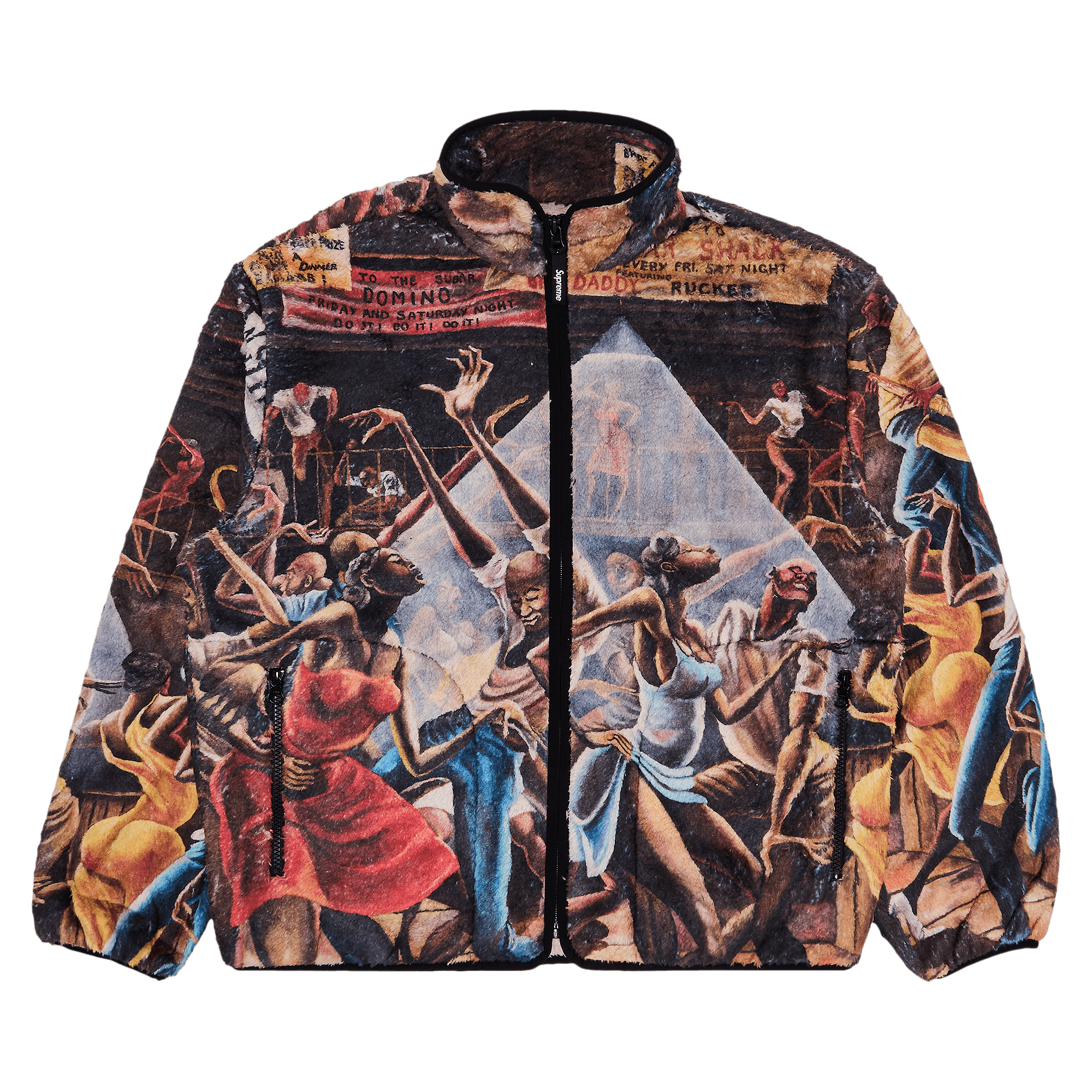 Supreme x Ernie Barnes Fleece Jacket 'Multicolor'
