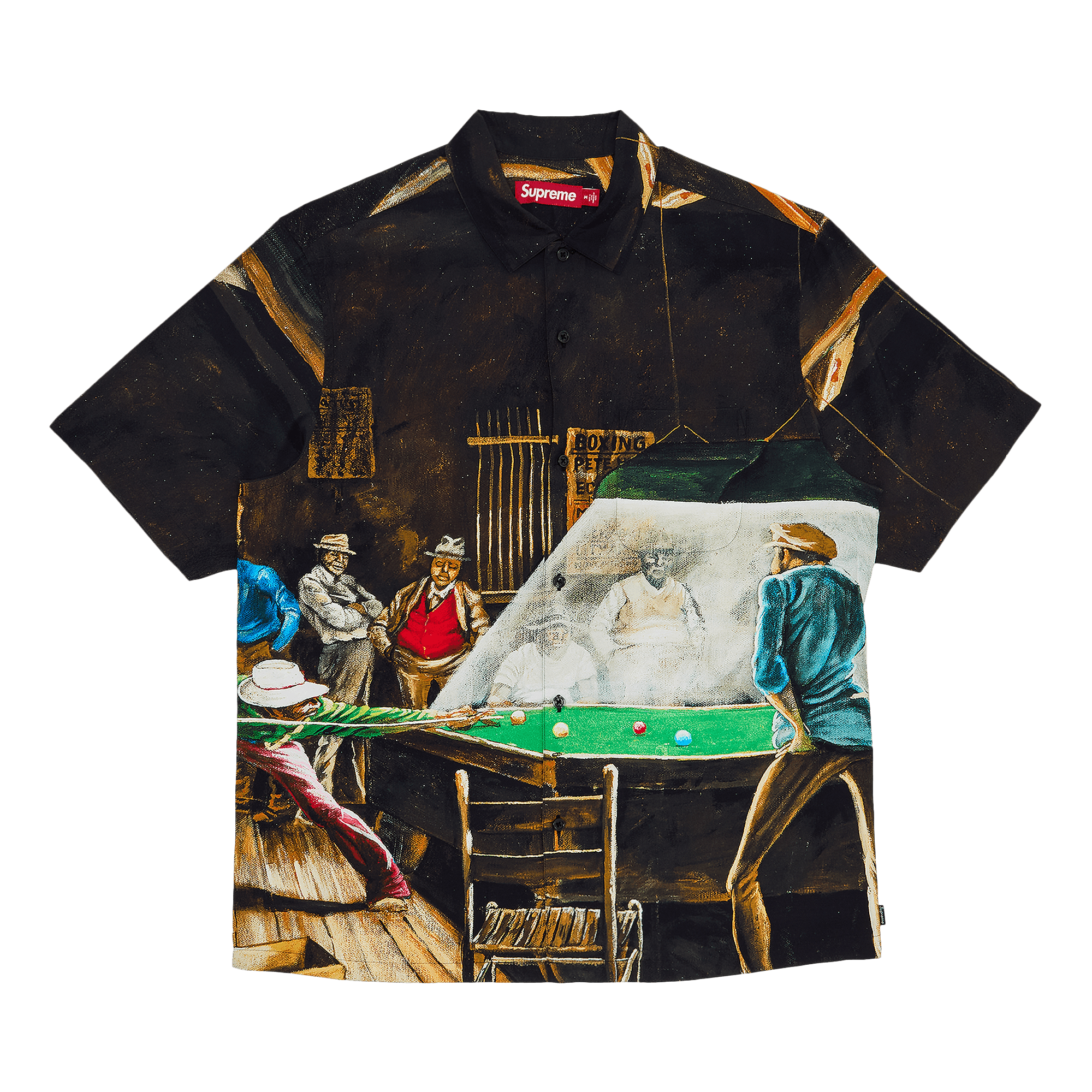 Supreme x Ernie Barnes Short-Sleeve Shirt 'Pool Hall'