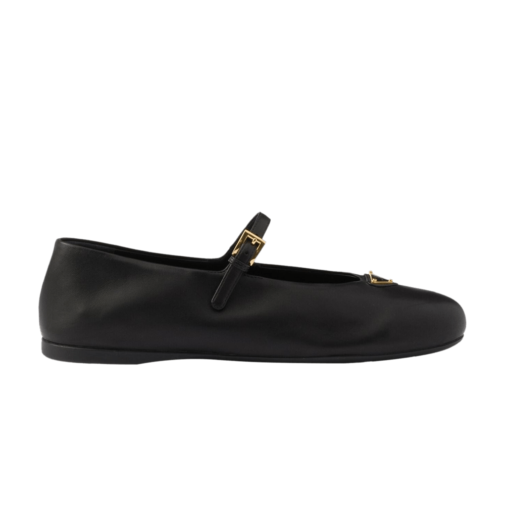 Prada Wmns Nappa Leather Ballerinas 'Black'