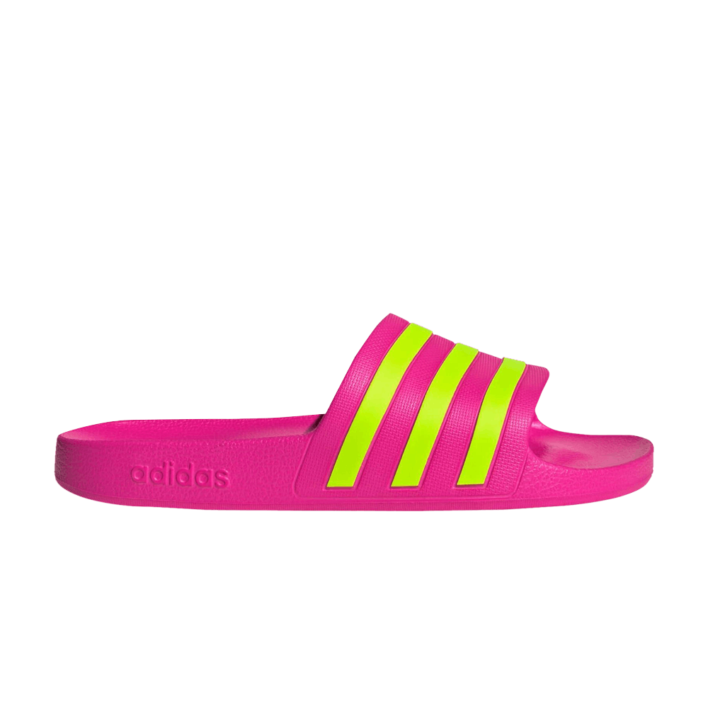 adidas Wmns Adilette Aqua Slide 'Shock Pink Solar Slime'