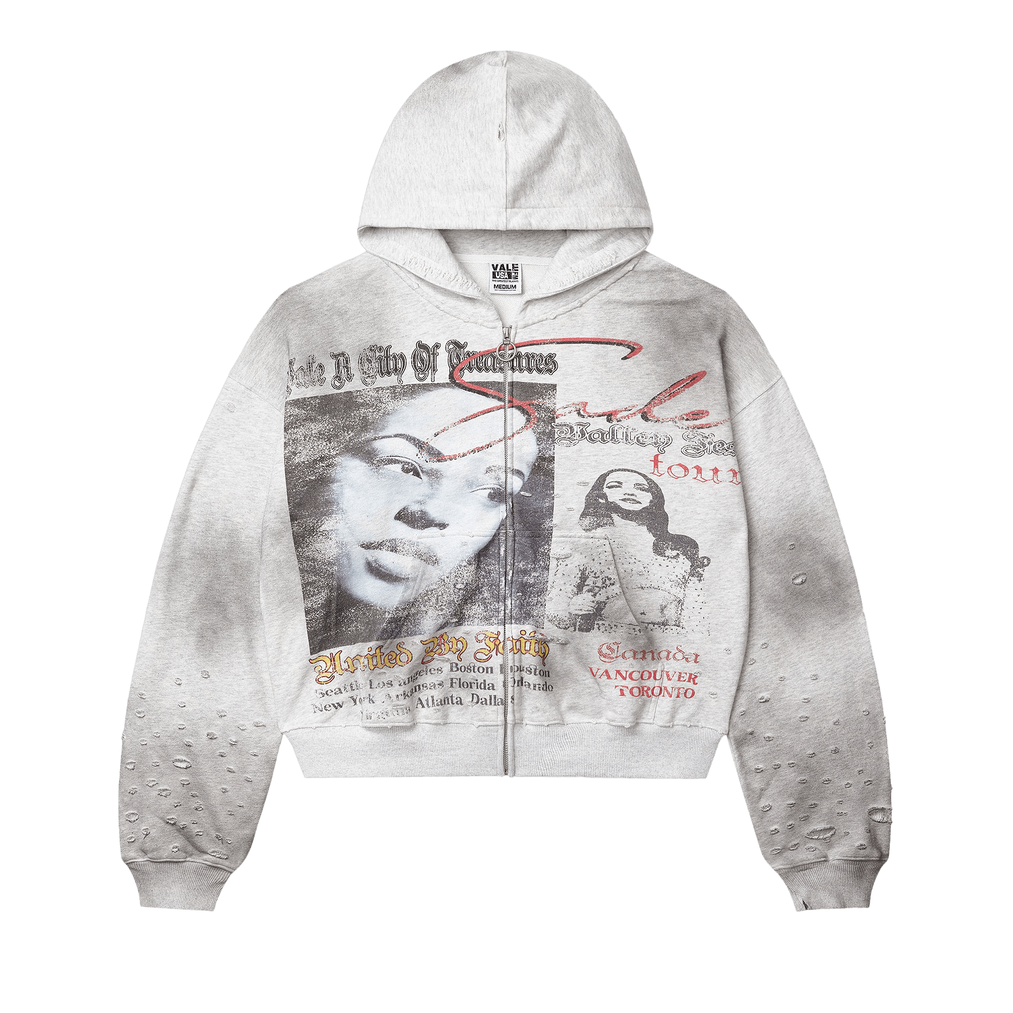 Buy Vale Forever Dreams Zip Up Hoodie 'Pink' - VALE 03 007