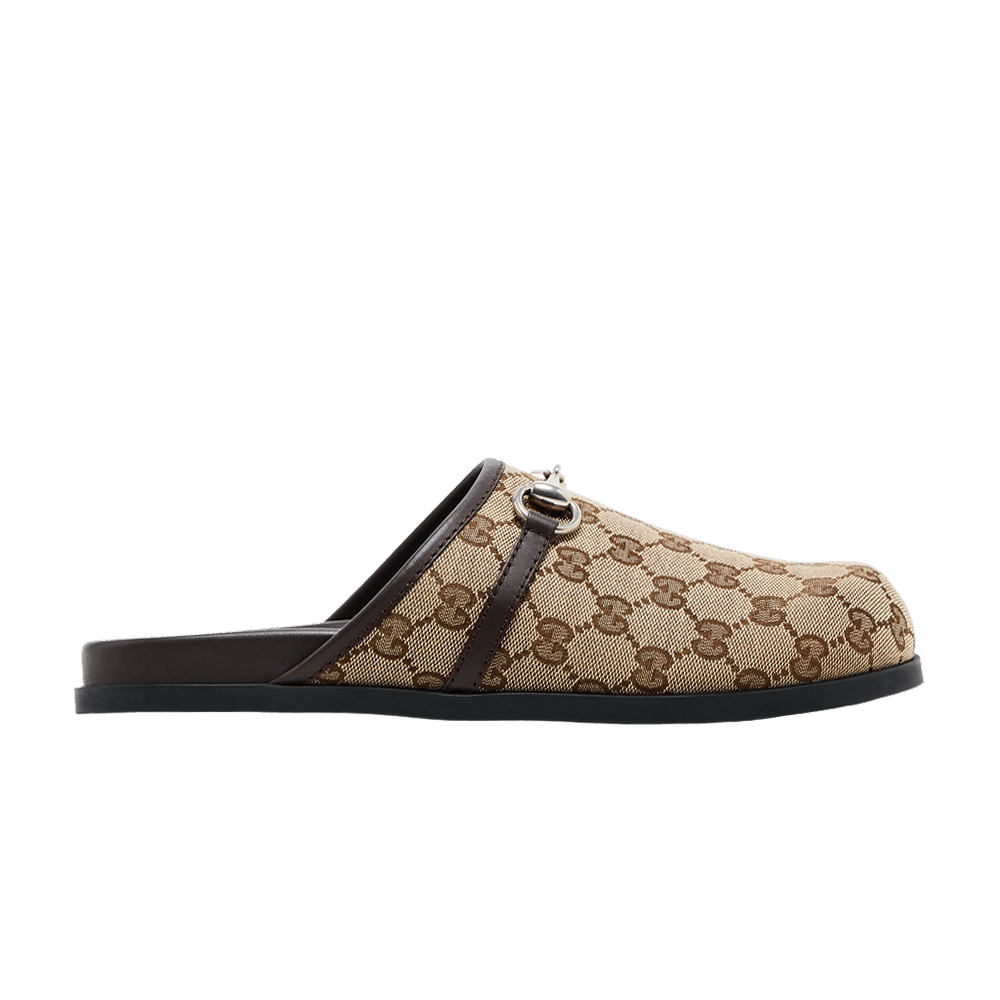 Gucci Mule 'Horsebit - Beige Ebony'