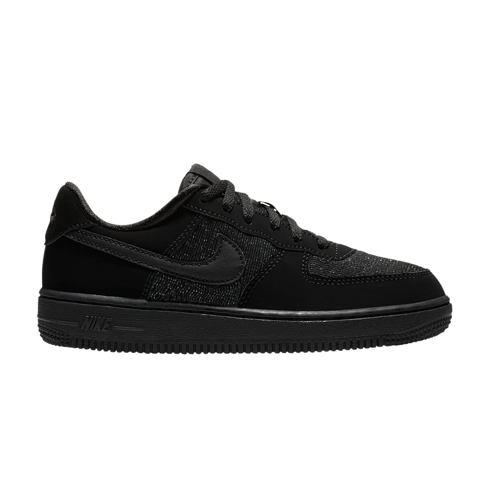 Nike Force 1 Low LV8 PS 'Triple Black Glitter'