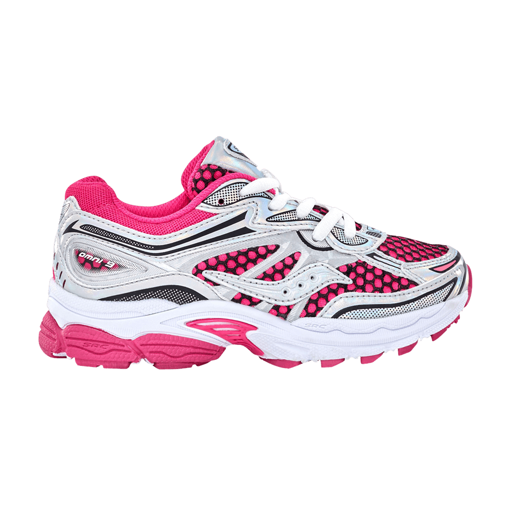 Saucony ProGrid Omni 9 KDZ Little Kid 'Fuchsia Iridescent'