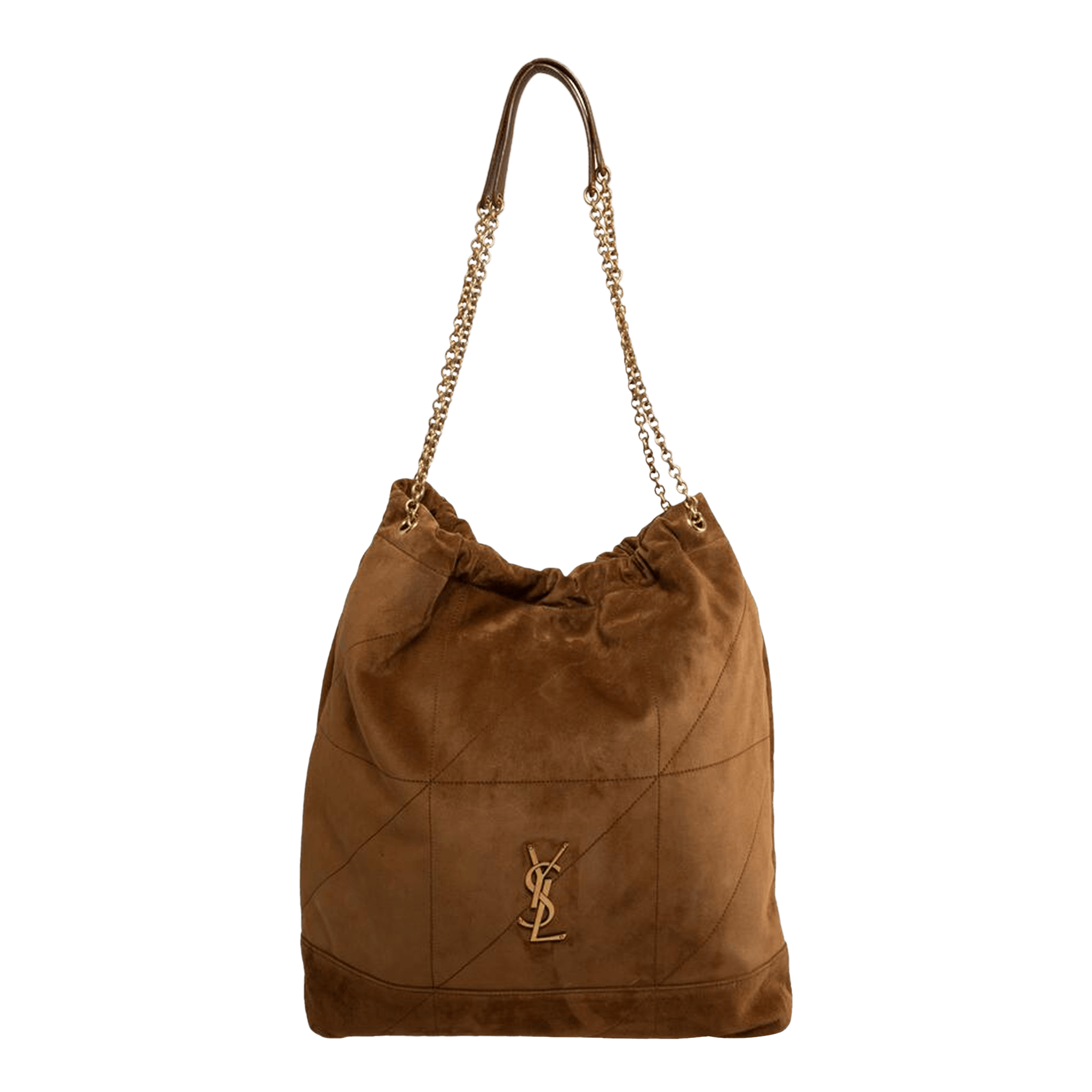 Saint Laurent Jamie Large Pochon 'Caramel Cognac'
