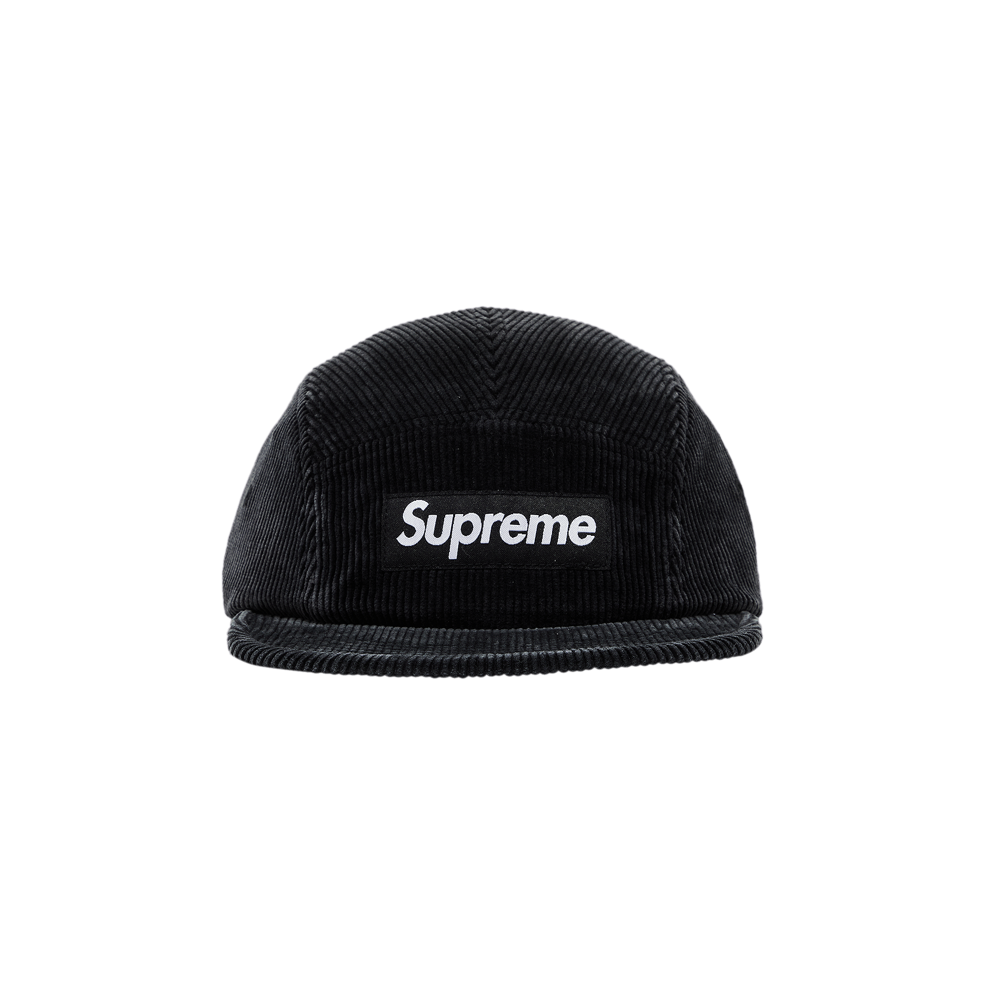 Supreme Corduroy Camp Cap 'Black'