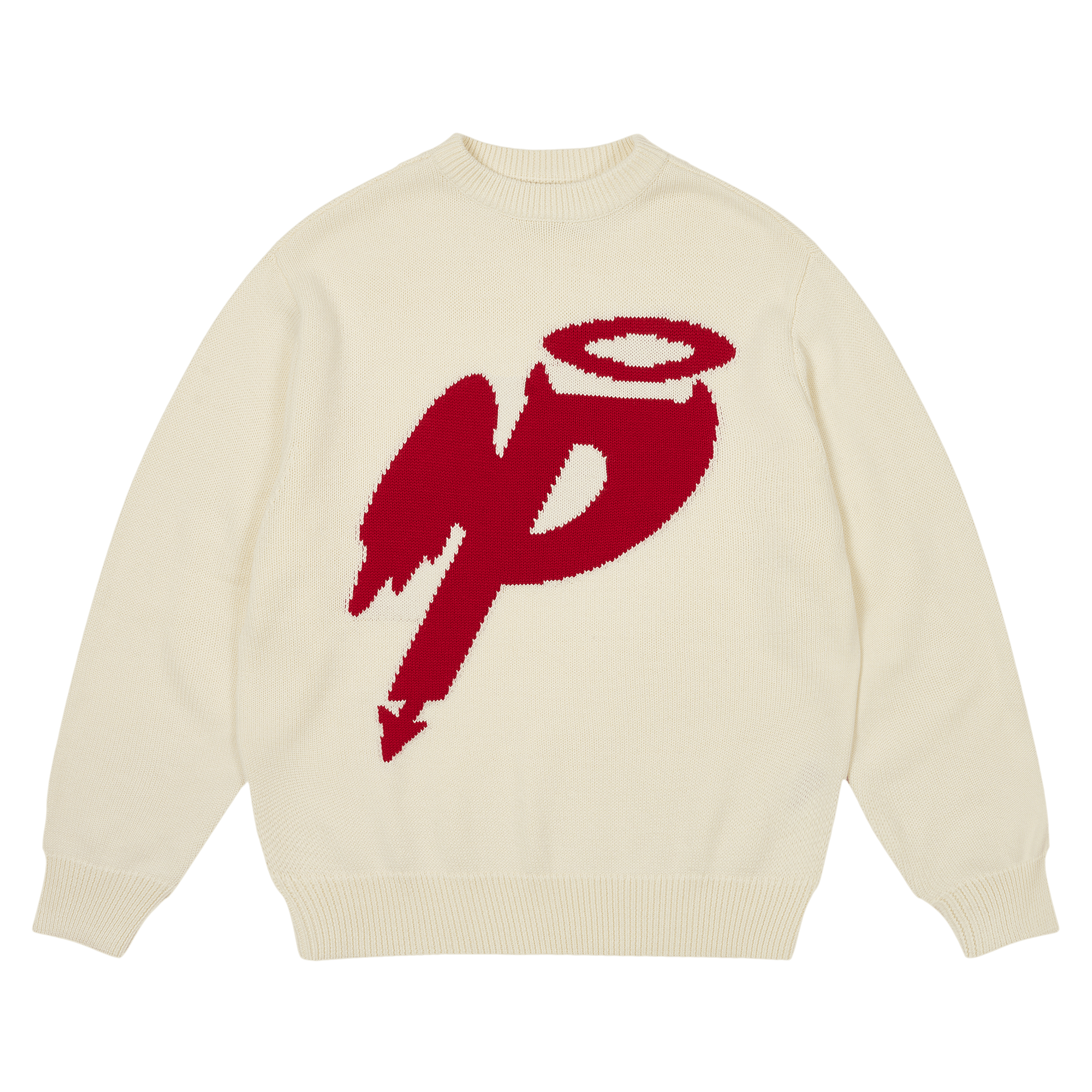 Palace P Wing Knit 'Soft White'