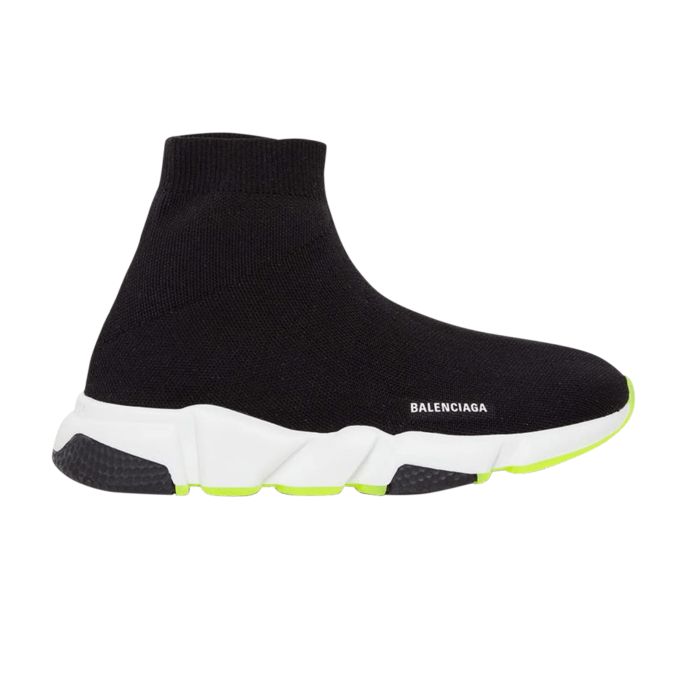 Balenciaga Speed Sneaker Kids 'Black White Fluo'