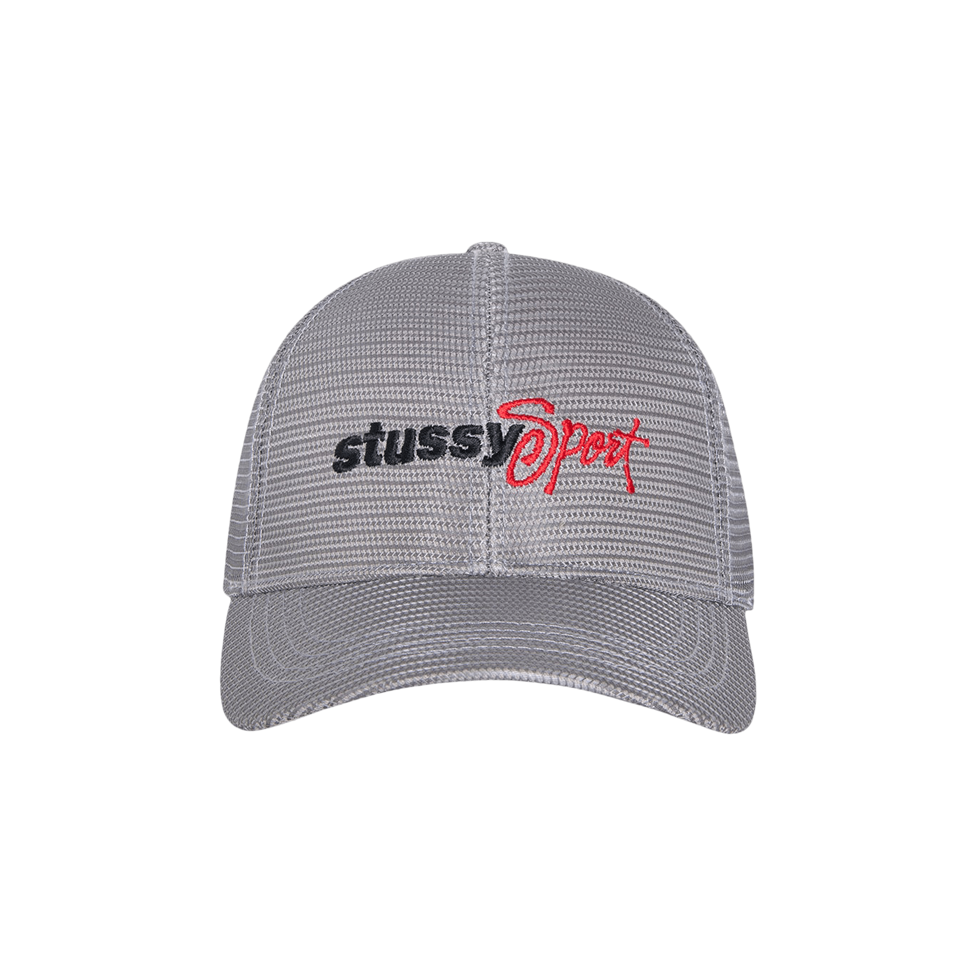 Stussy Mid-Depth Sport Mesh Snapback 'Grey'