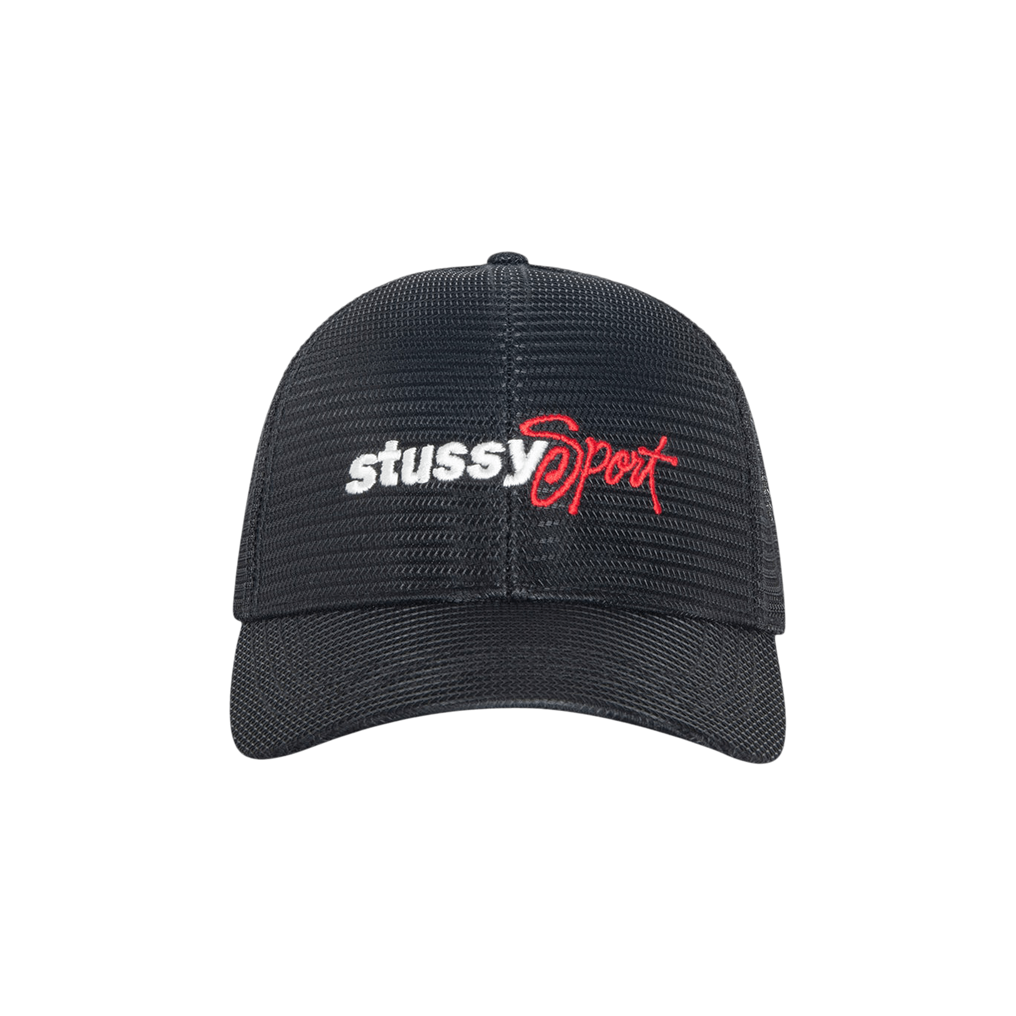 Stussy Mid-Depth Sport Mesh Snapback 'Black'