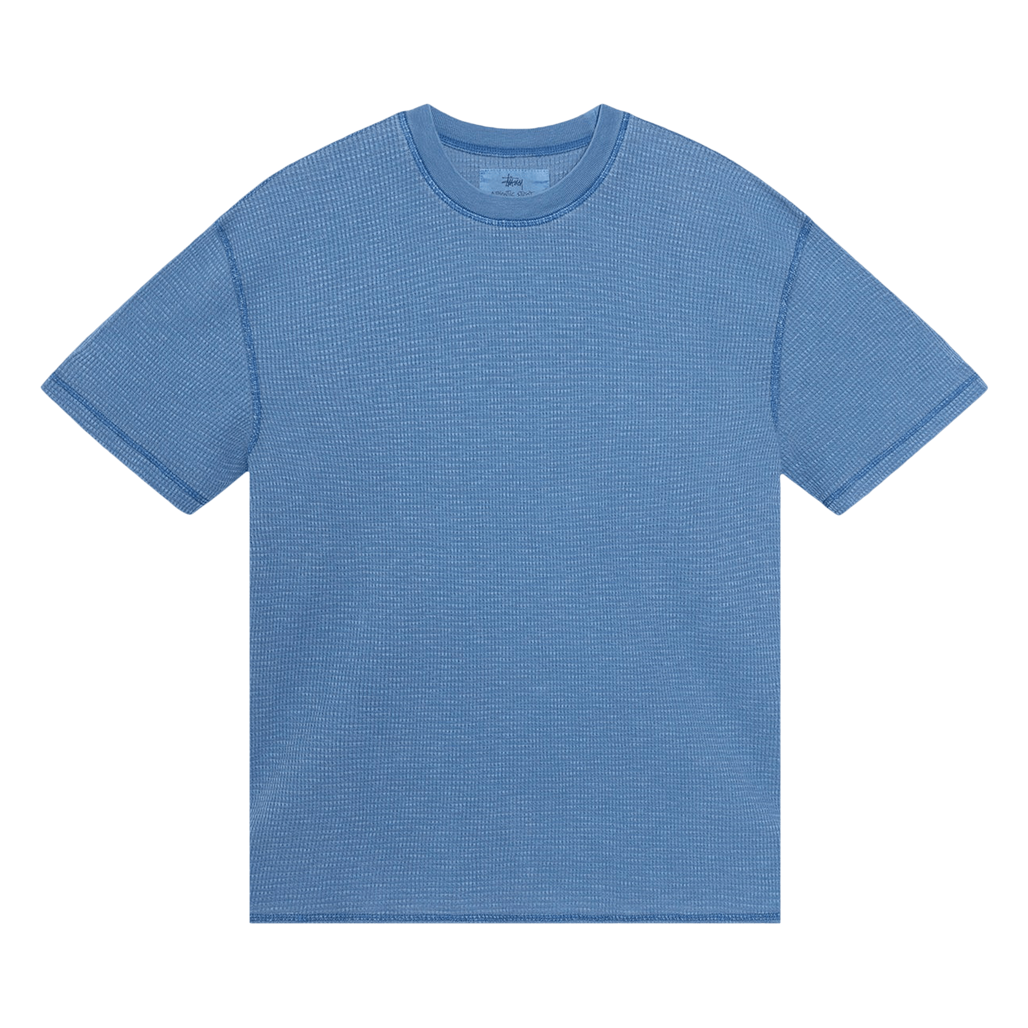 Stussy Pigment Dyed Short-Sleeve Thermal 'Blue'