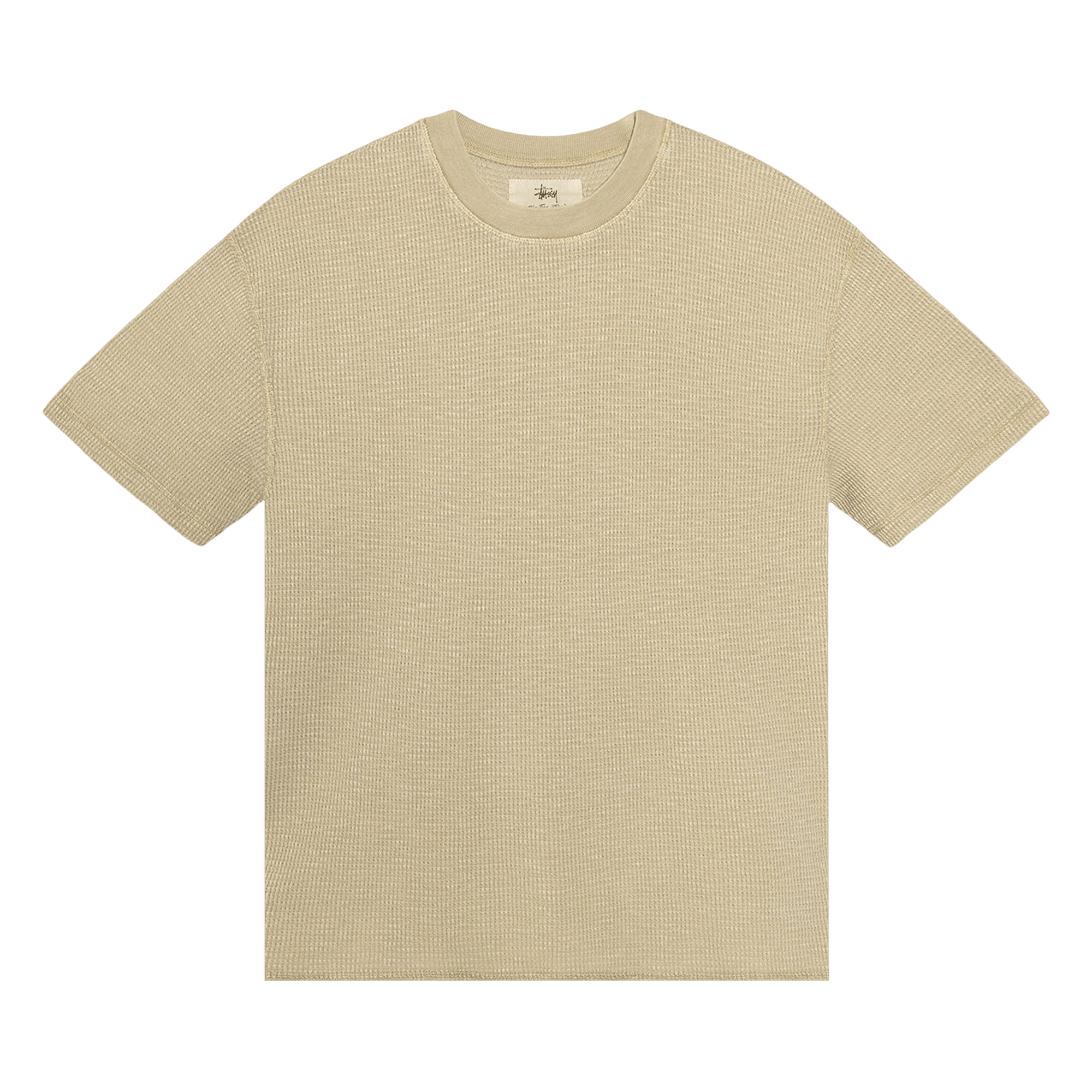 Stussy Pigment Dyed Short-Sleeve Thermal 'Tan'