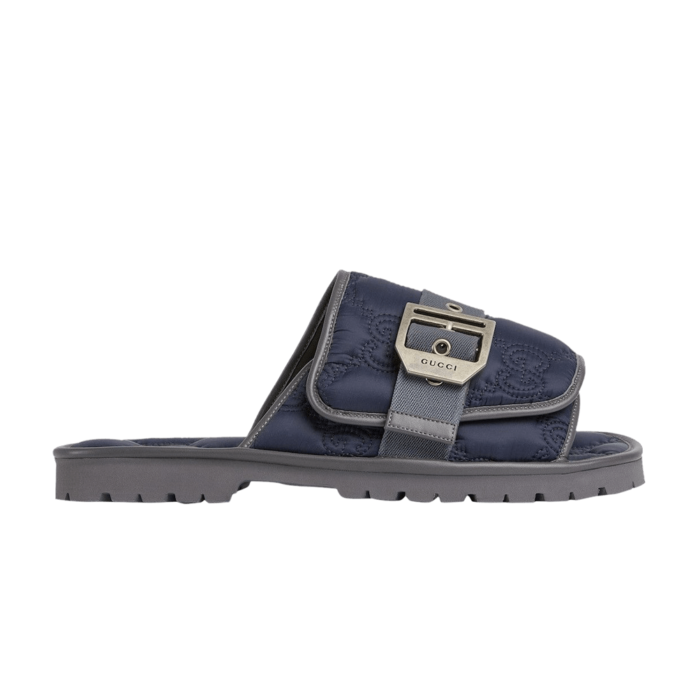 Gucci GG Slide Sandal 'Dark Blue'