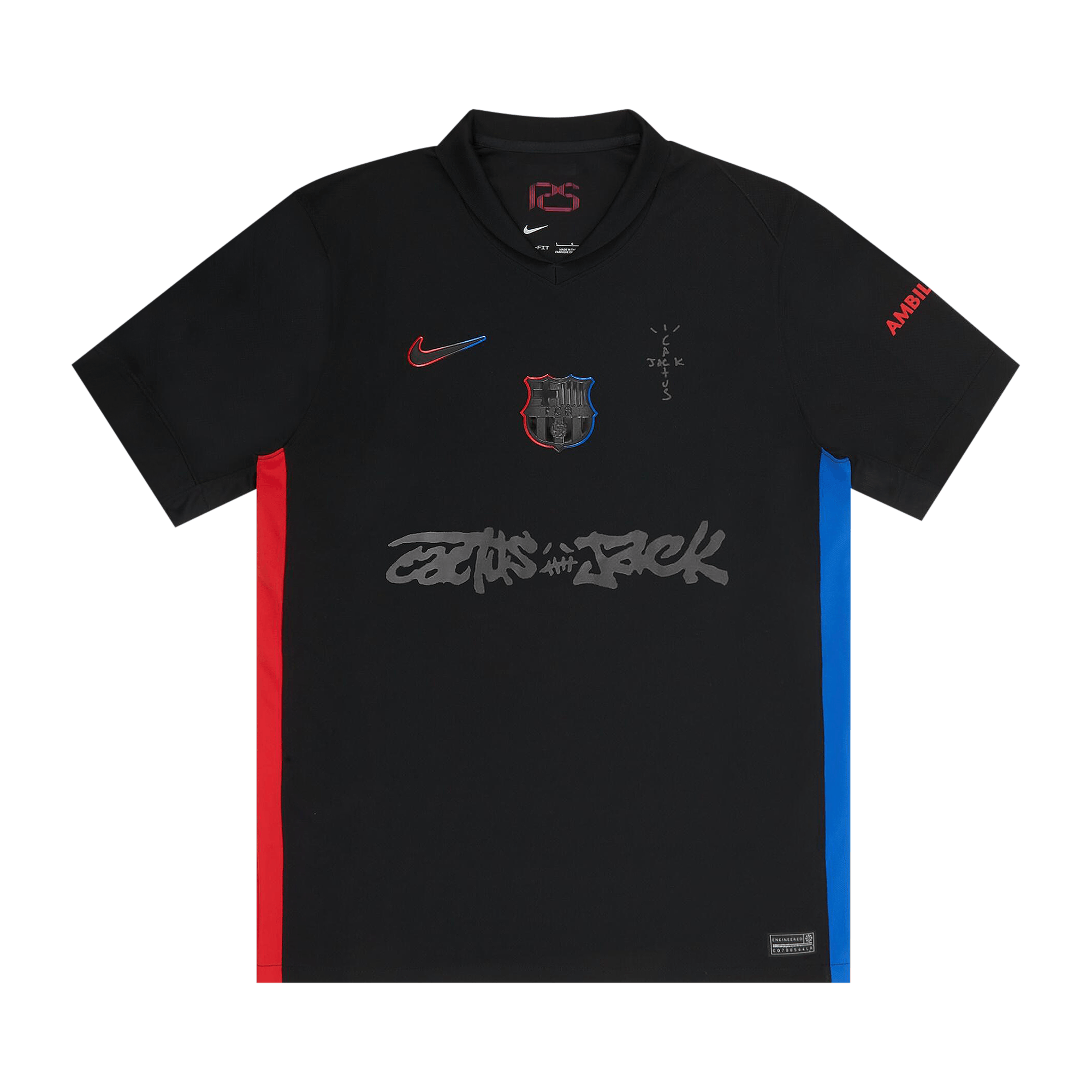 Nike FC Barcelona x Cactus Jack 2024/25 Match Away Jersey 'Black'