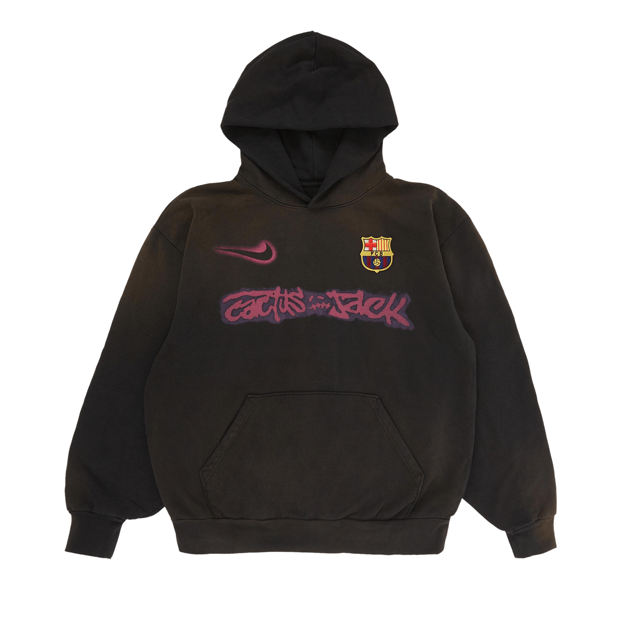 Nike FC Barcelona x Cactus Jack Spray Logo Hoodie 'Blue'