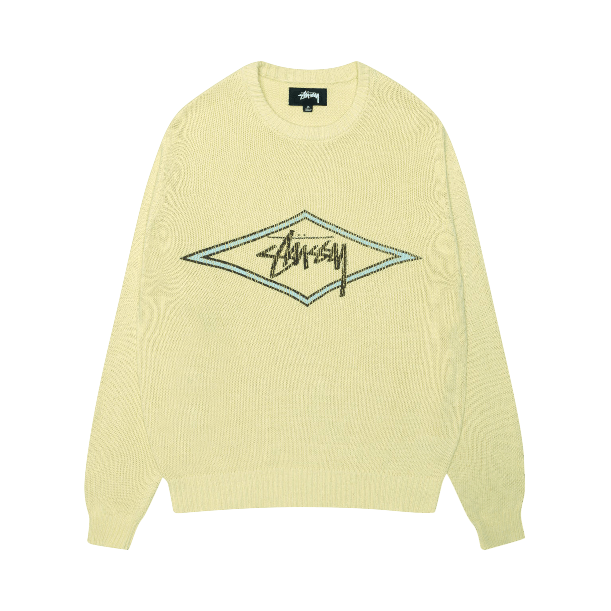 Stussy Surf Team Sweater 'Faded Lime'