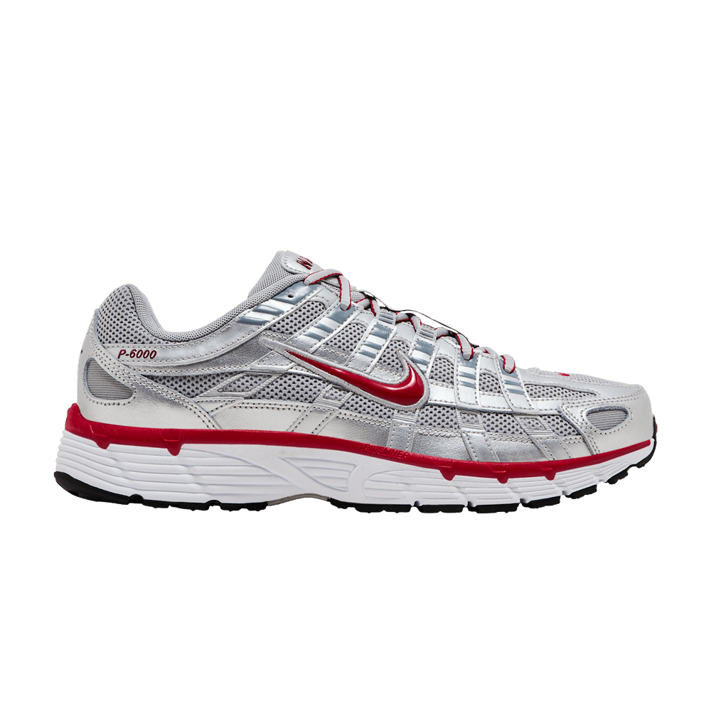 Nike P-6000 Metallic Silver Gym Red CD6404-024 Available Now | eBay