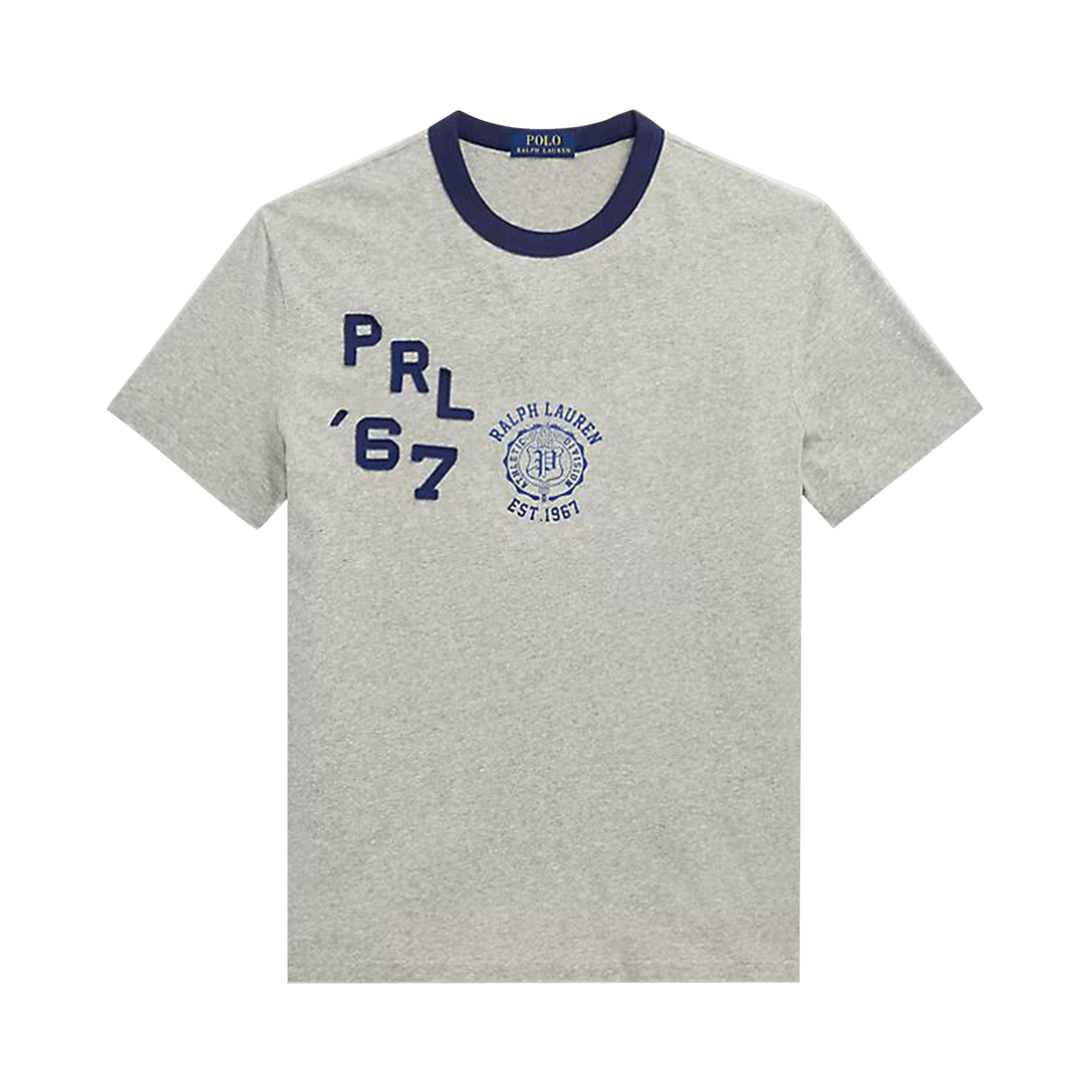 Polo Ralph Lauren Short-Sleeve Uneven Knit Jersey 'Salt/Pepper Heather'