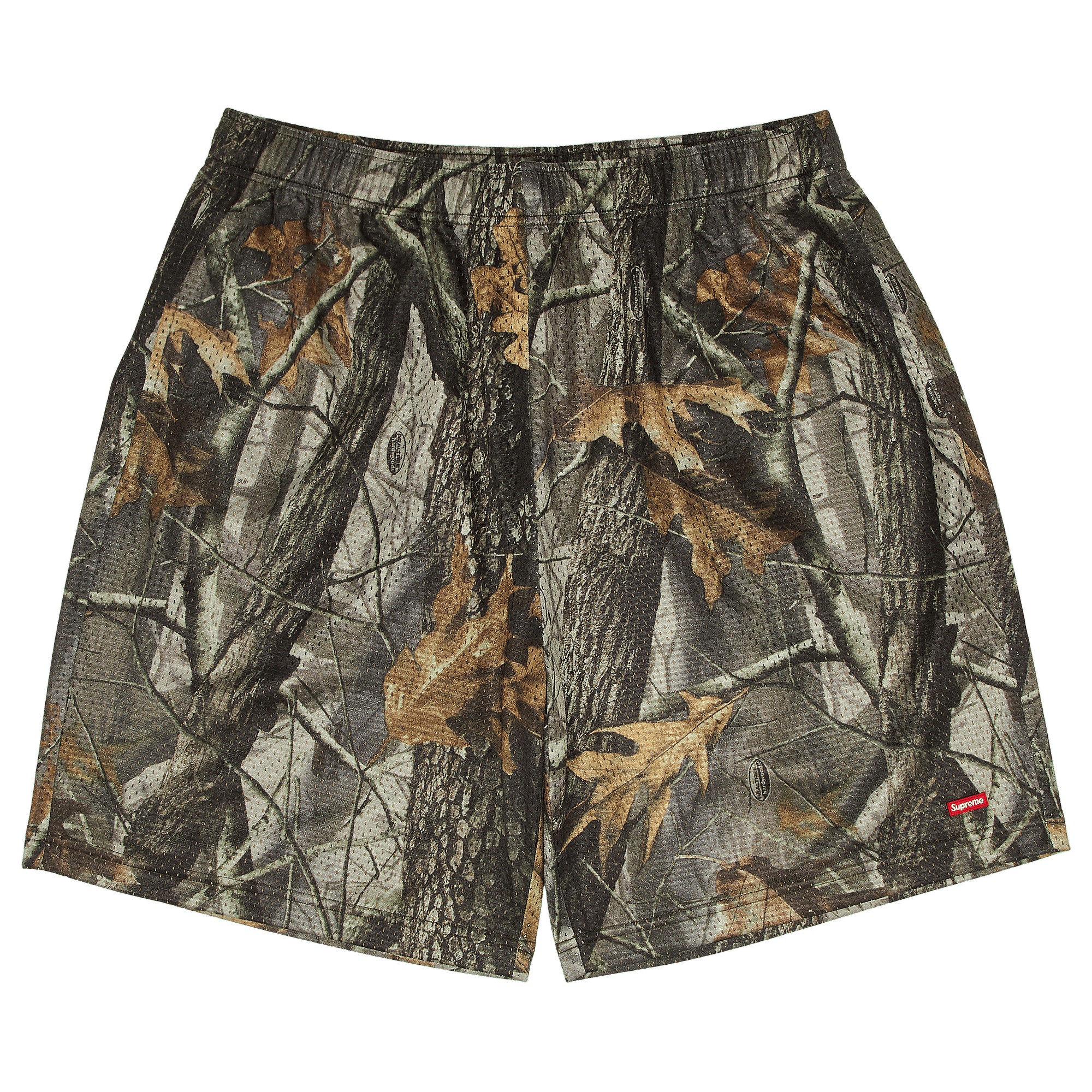 Supreme Small Box Baggy Mesh Short 'Realtree Hardwoods Camo'
