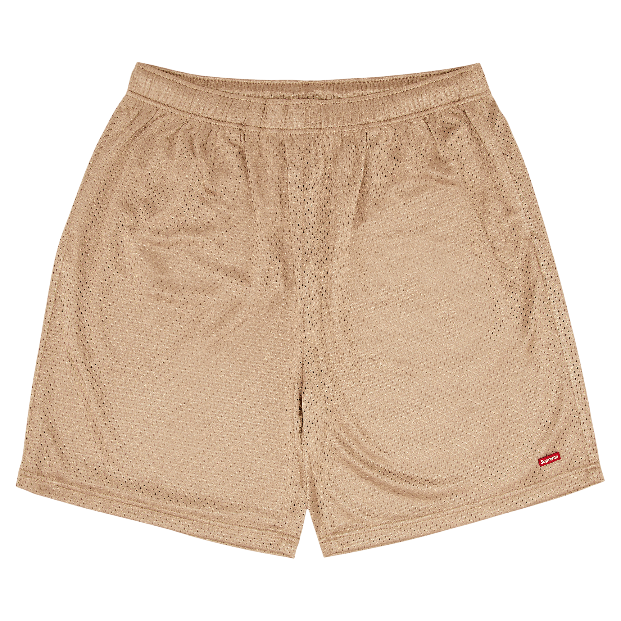 Supreme Small Box Baggy Mesh Short 'Tan'