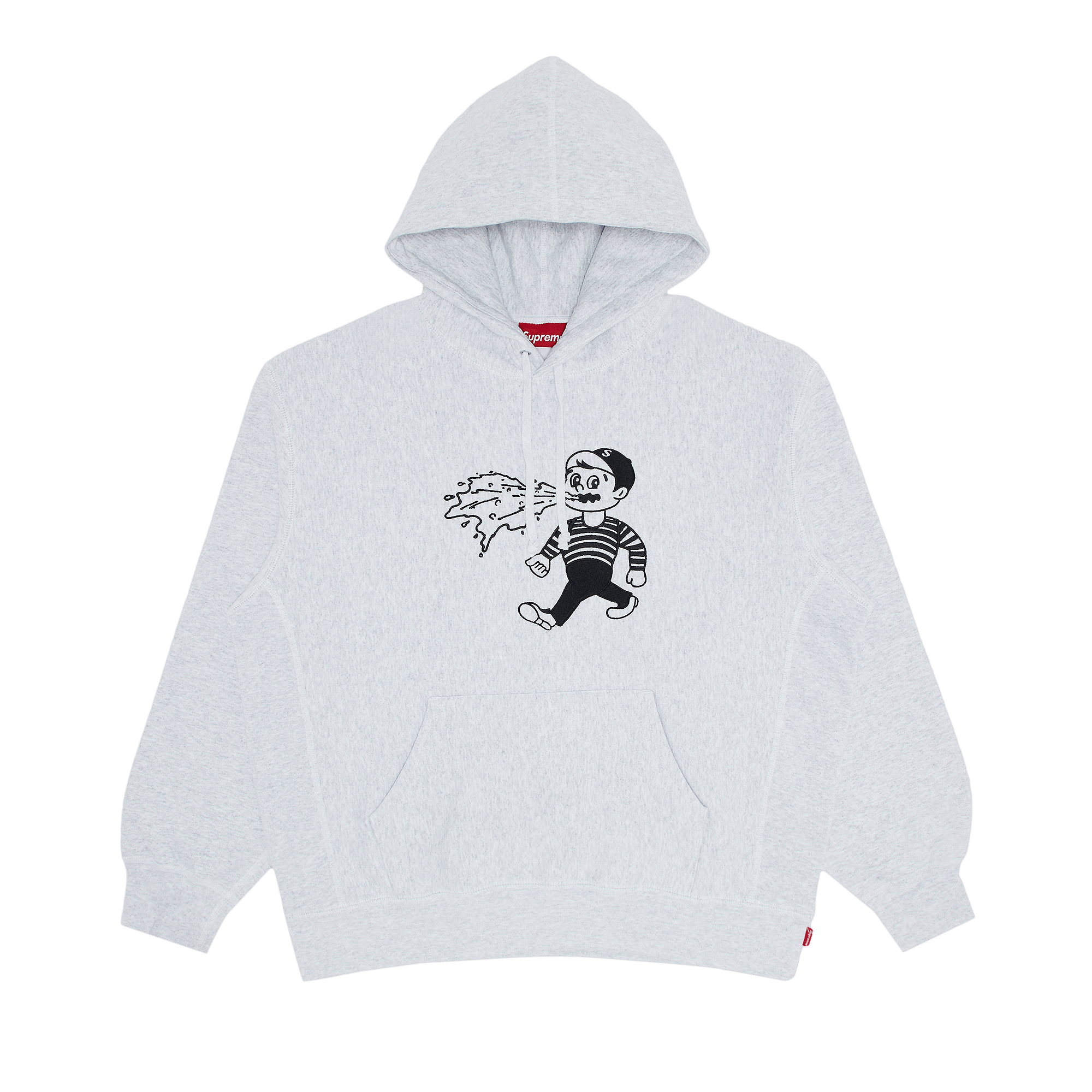 Supreme x Homerun Hooded Sweatshirt 'Ash Grey'