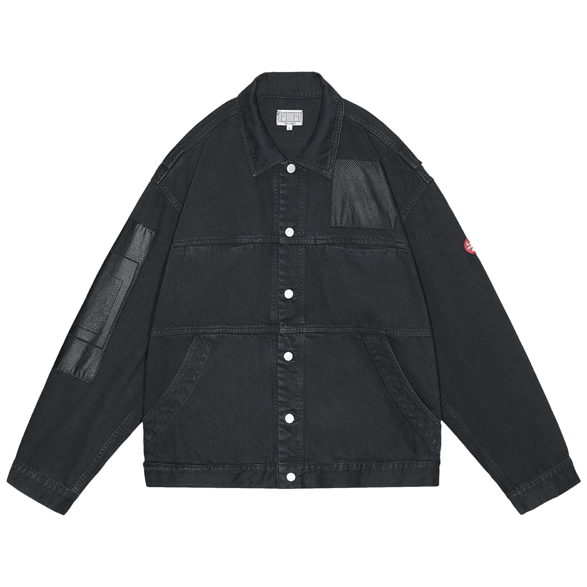 Buy Cav Empt Patched Zip Hood Jacket 'Black' - CES21JK07 BLAC | GOAT