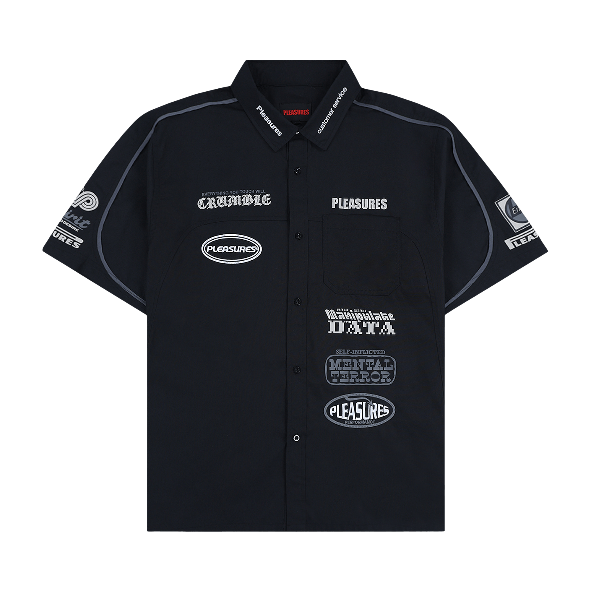 Pleasures Terror Button Up 'Black'