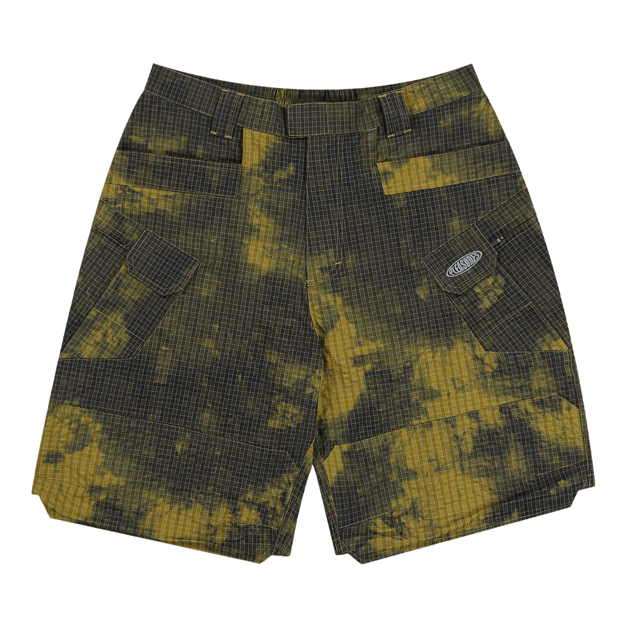 Pleasures Oval Tactical Cargo Shorts 'Yellow'