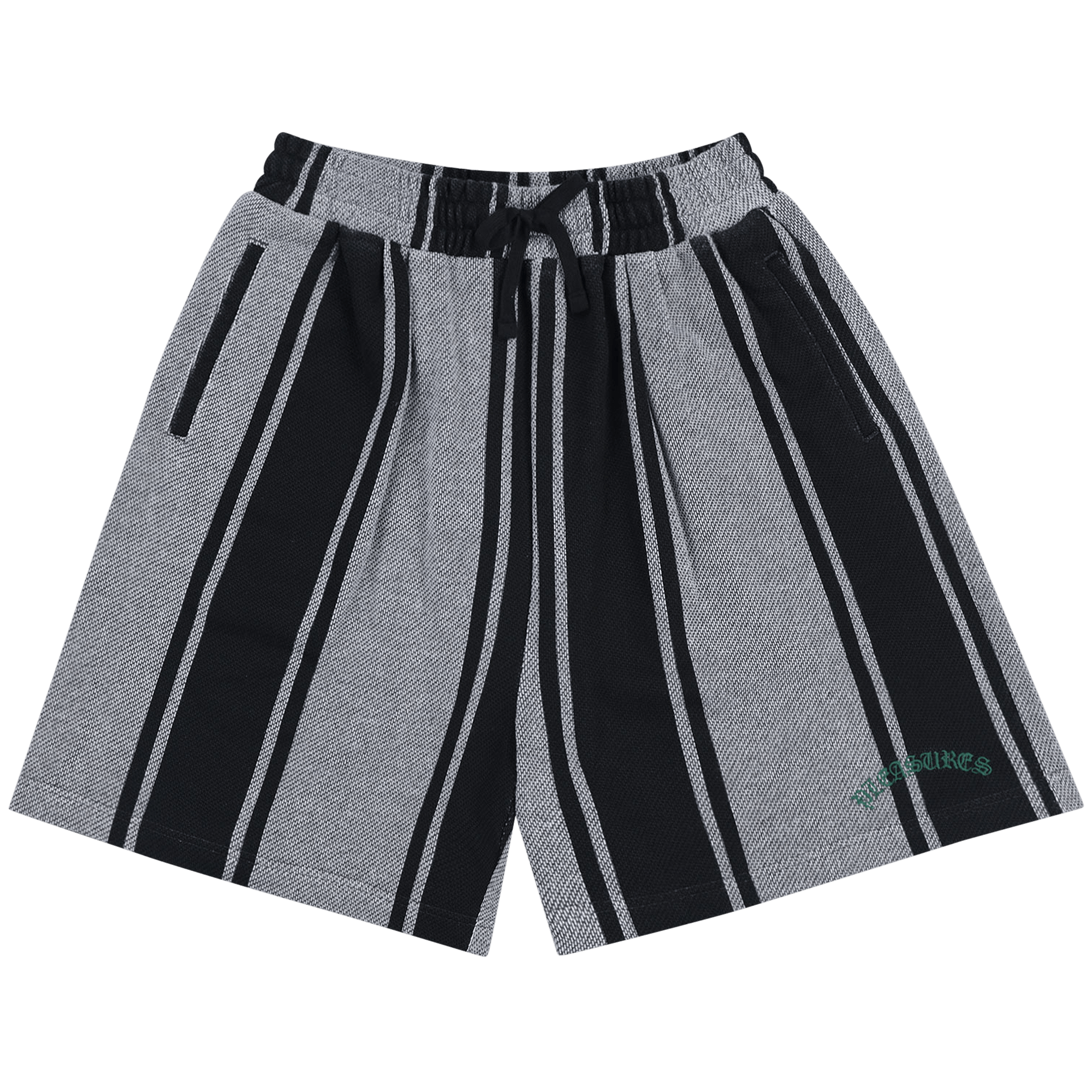 Pleasures Rug Wide Shorts 'Black'