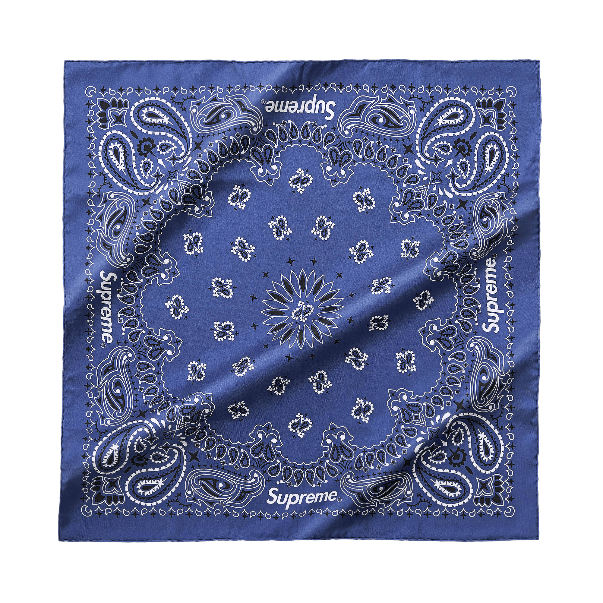 Supreme Silk Bandana 'Navy'
