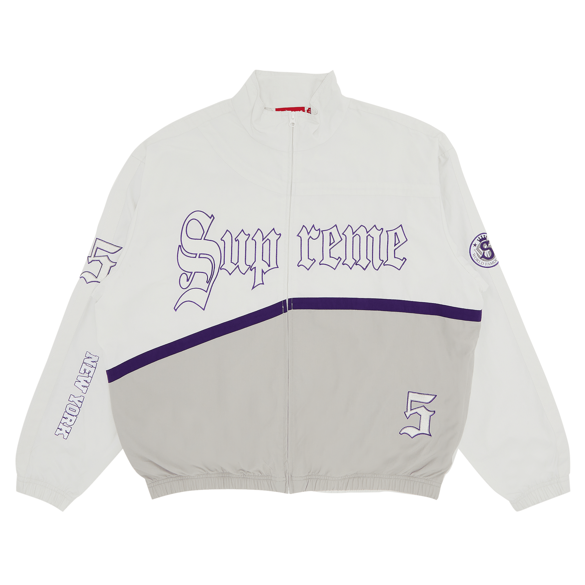 Supreme Old English Track Jacket 'White'