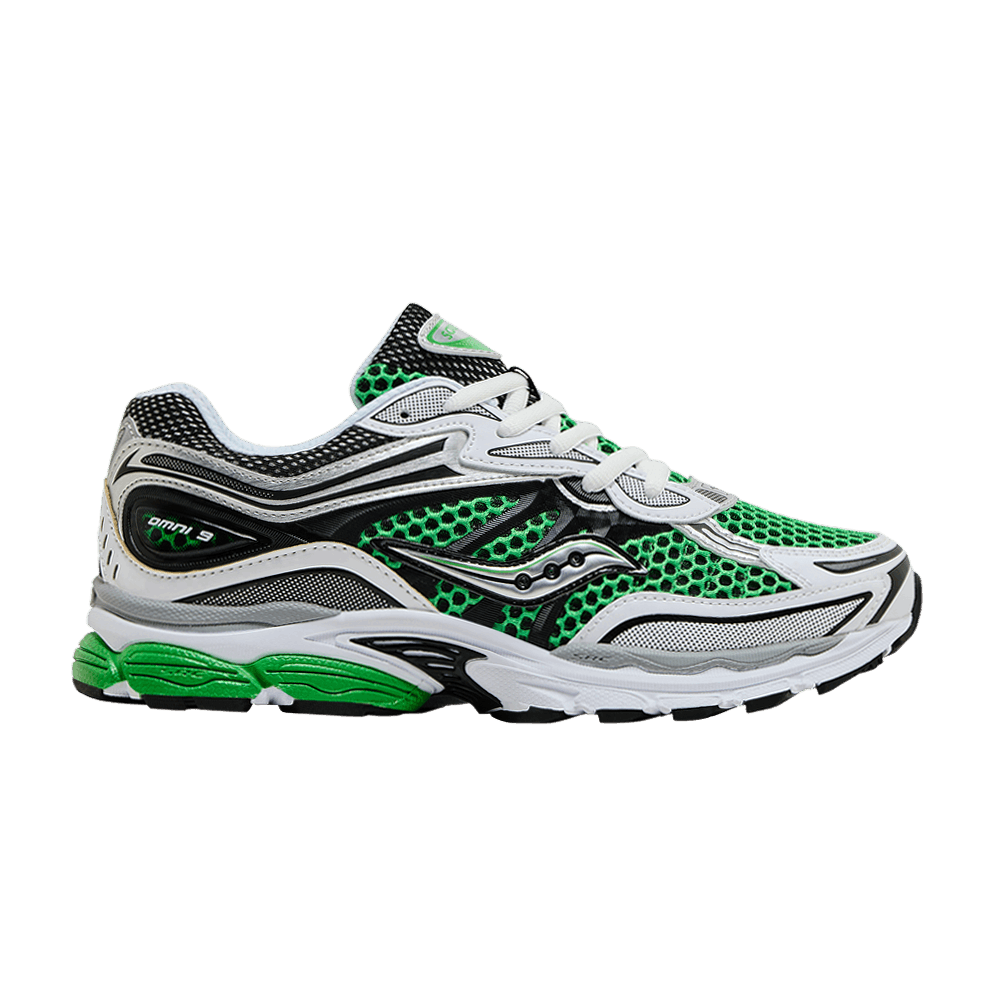 Saucony ProGrid Omni 9 Big Kid 'White Fern Black'