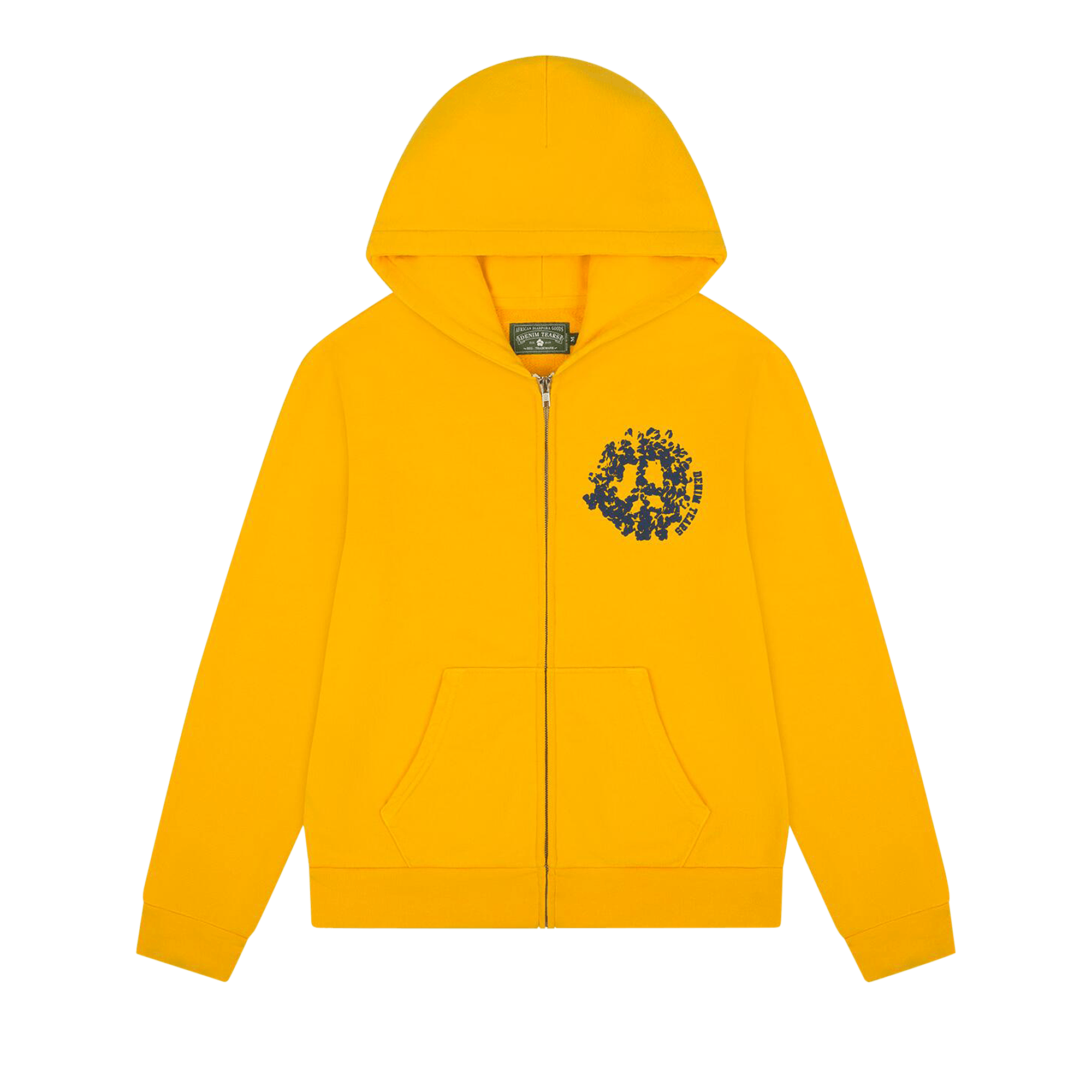 Denim Tears Denim University Zip Hoodie 'Yellow'