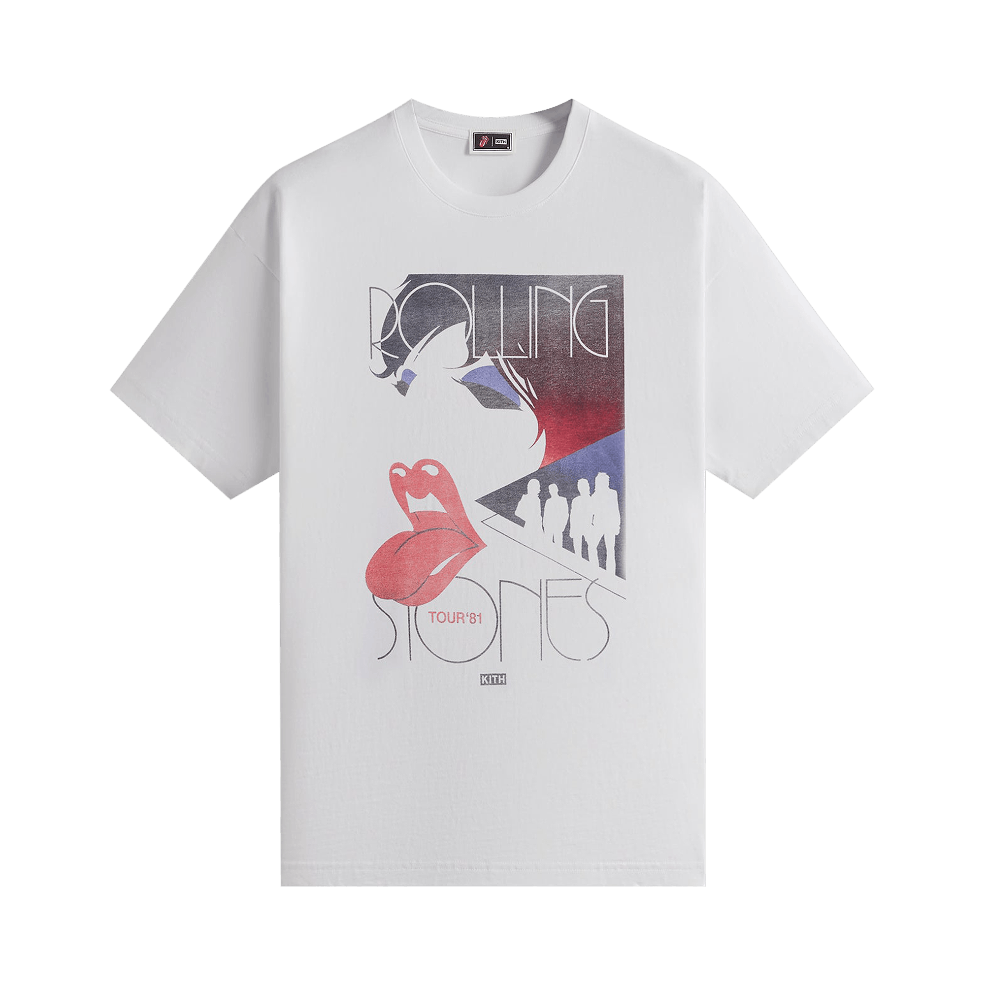 Kith For The Rolling Stones Tour 1981 Tee 'White'