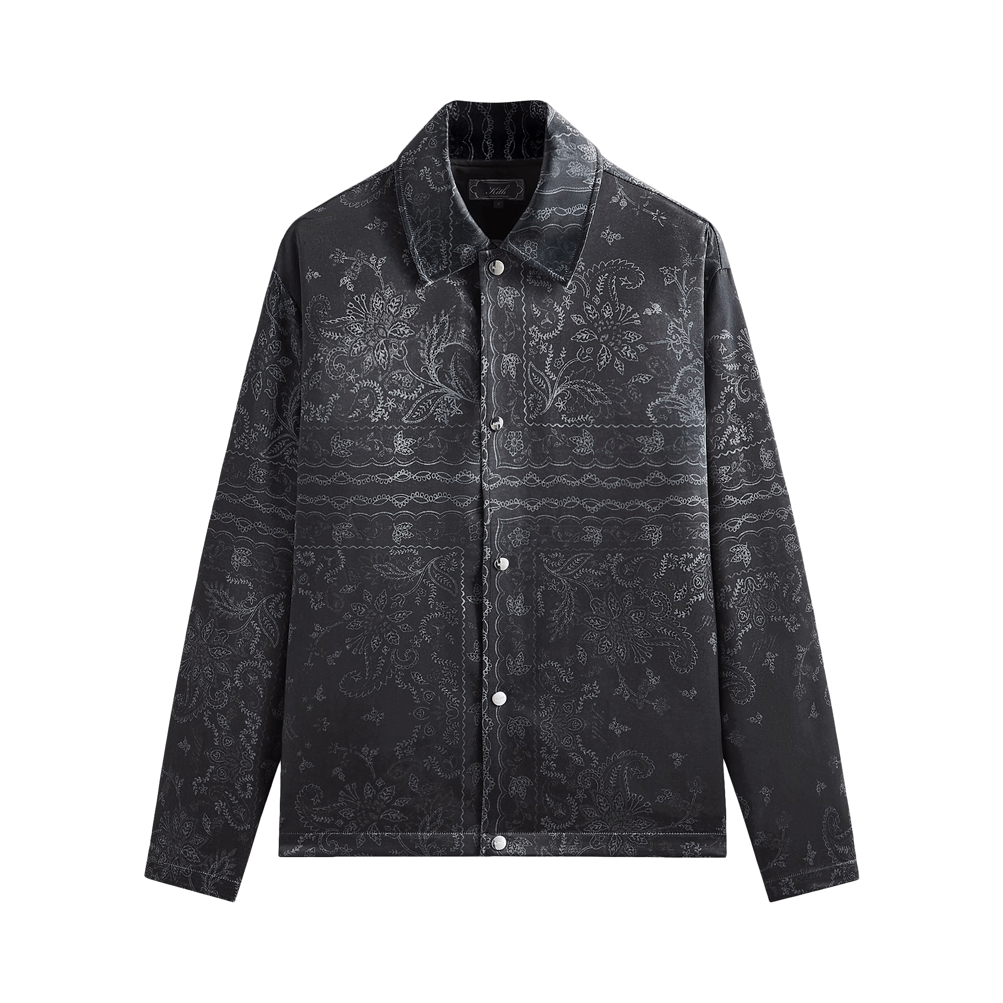 Kith Panelled Bandana Long-Sleeve Coaches Jacket 'Black'