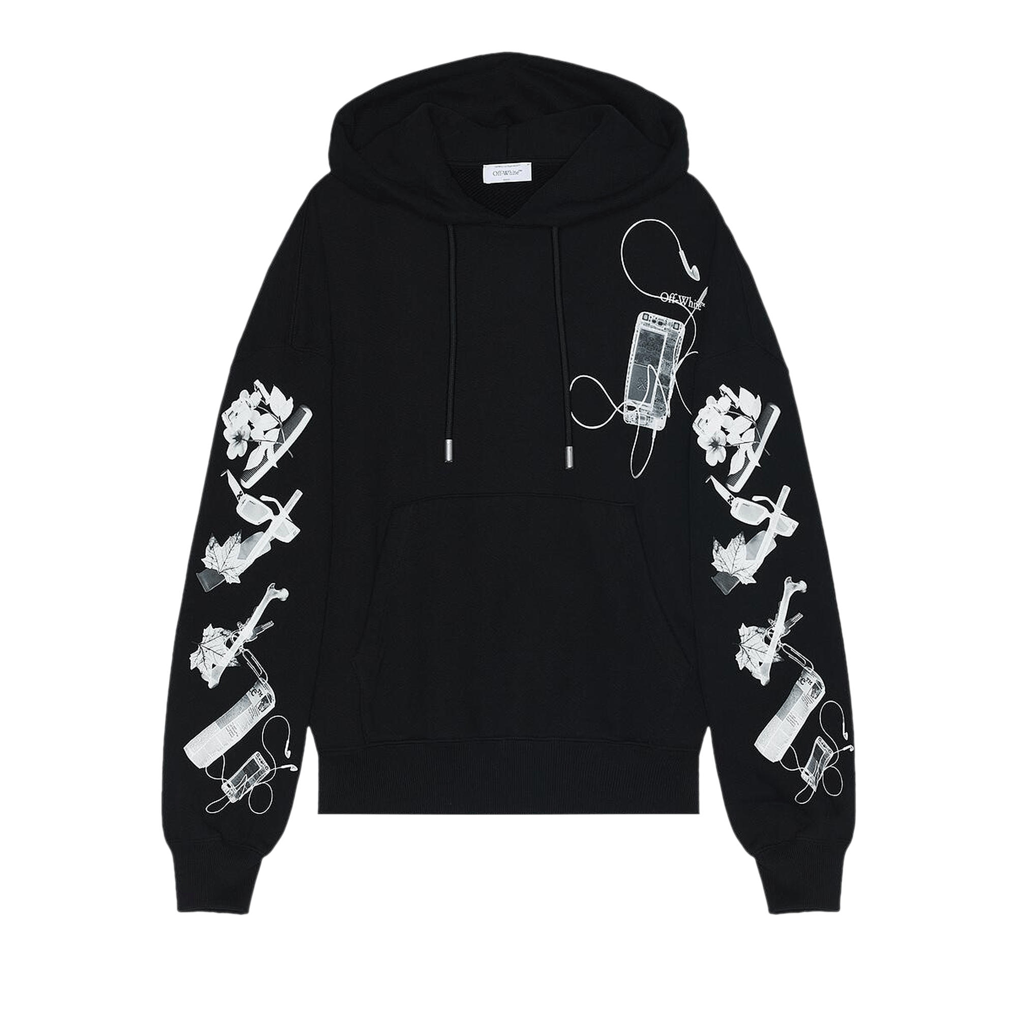 Off-White Scan Over Hoodie 'Black'
