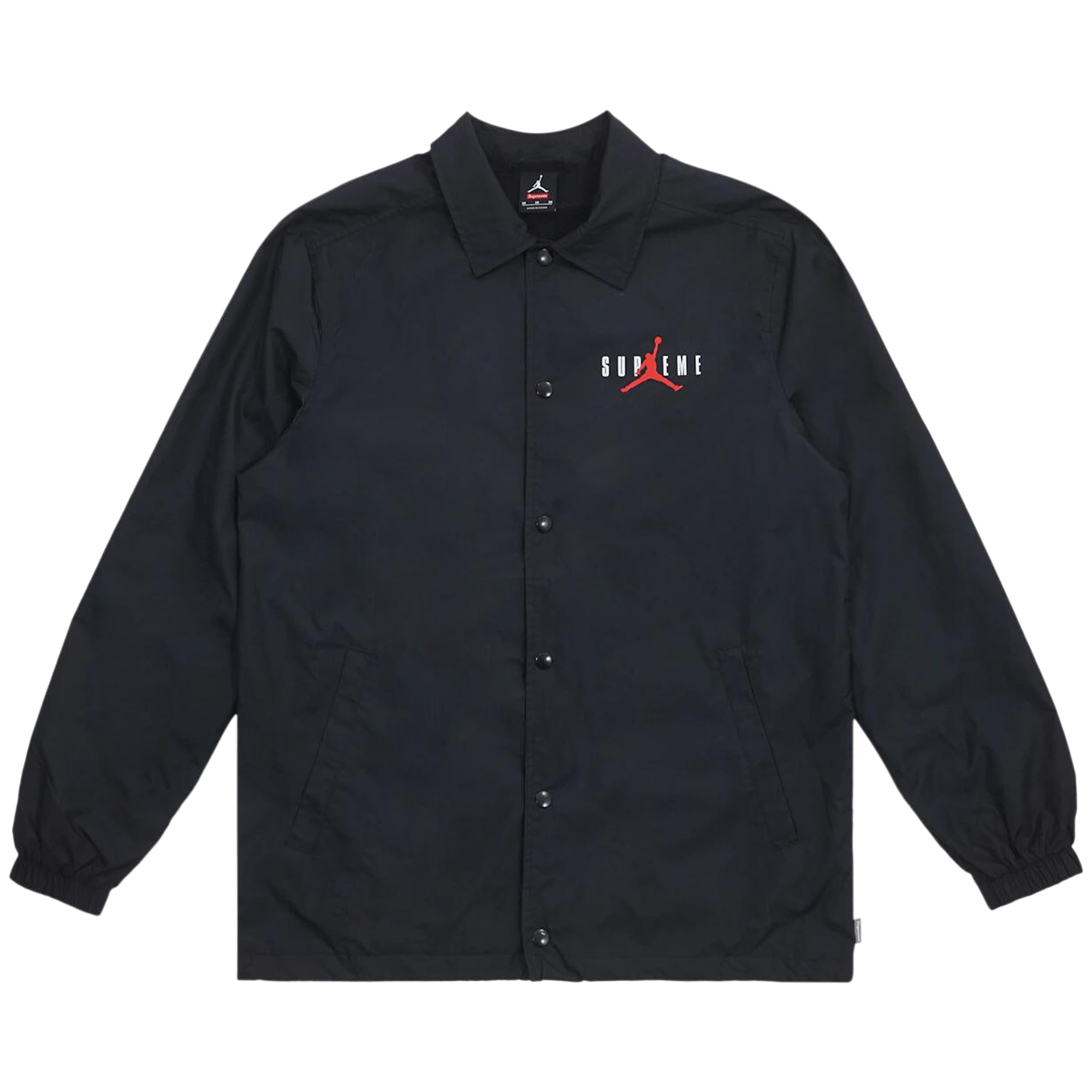 Supreme x Air Jordan Coaches Jacket 'Black'