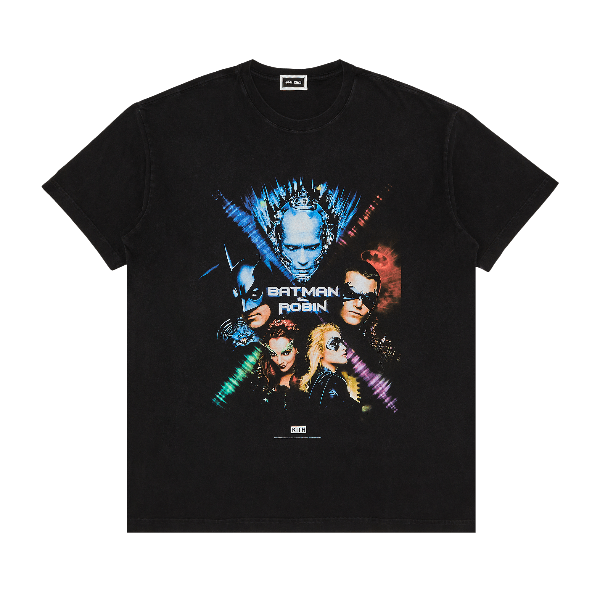Kith x Batman Batman and Robin Vintage Tee 'Black'