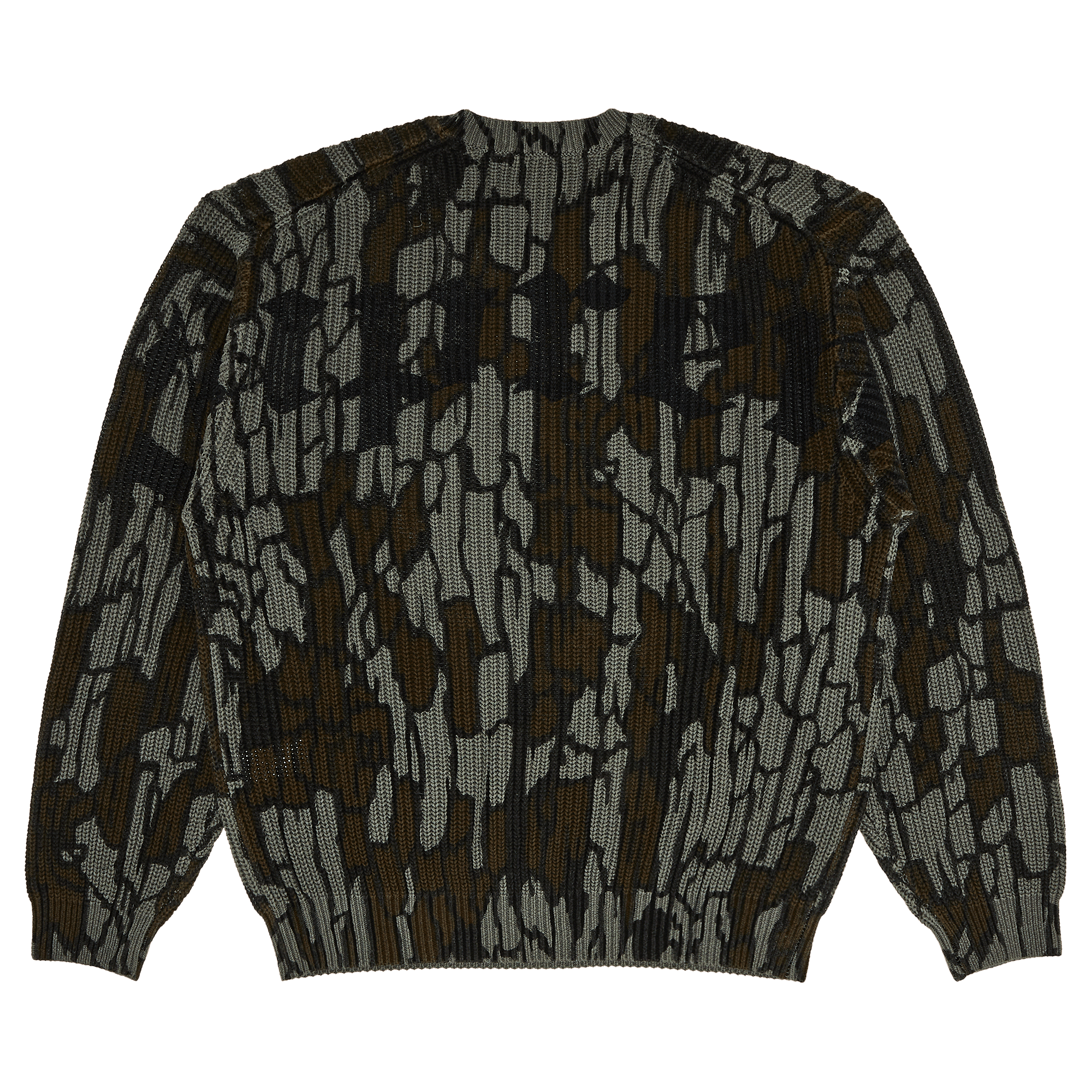 Supreme Old English Printed Sweater 'Mossy Oak Trebark Camo'
