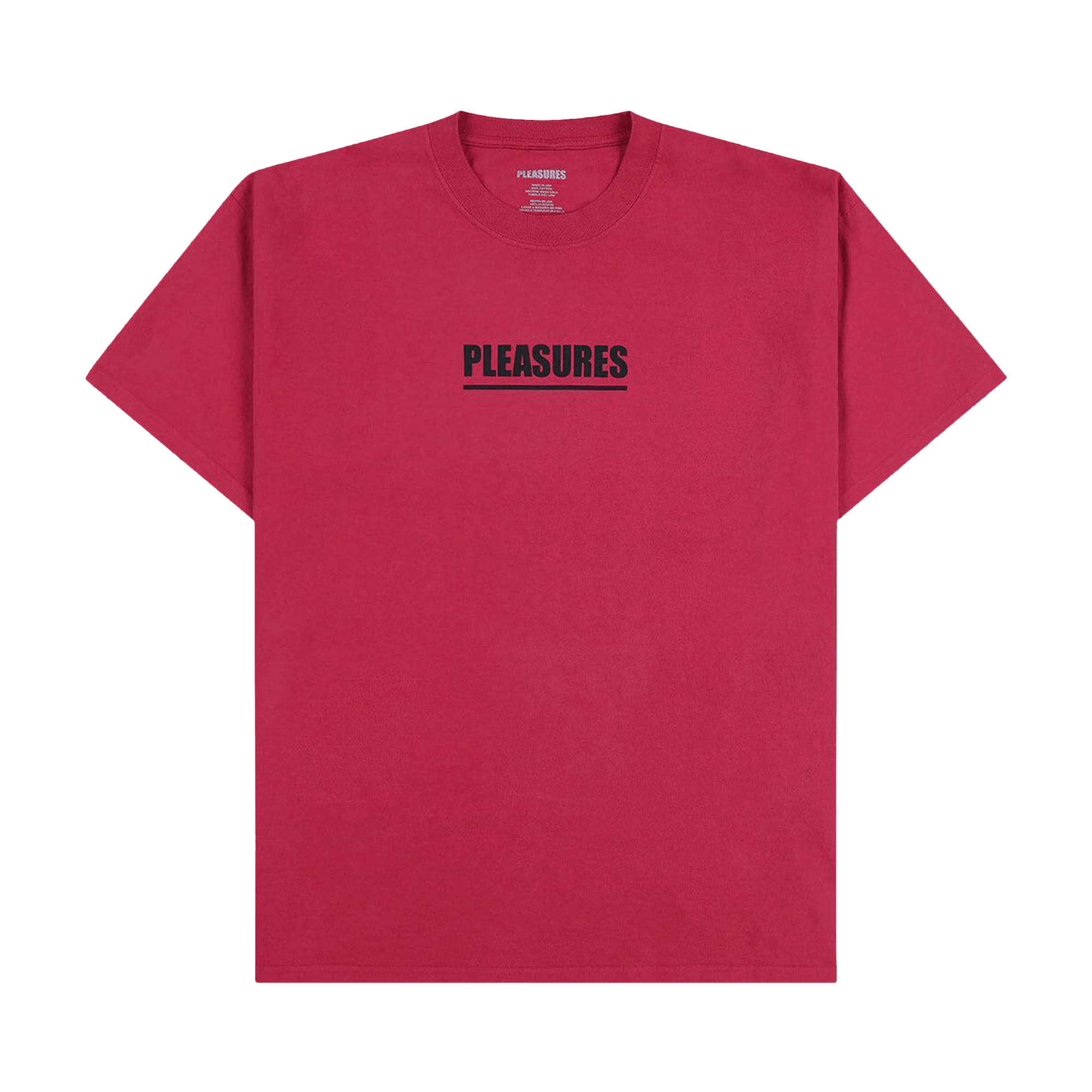 Pleasures Scripture T-Shirt 'Ruby'