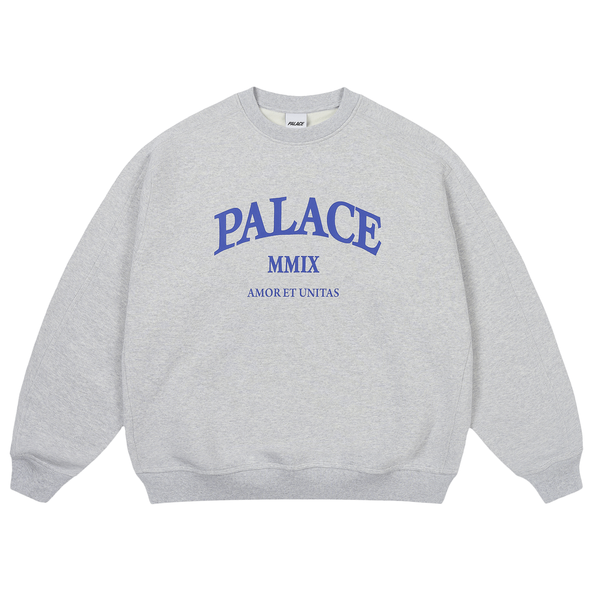 Palace Unitas Oversized Crew 'Grey Marl'